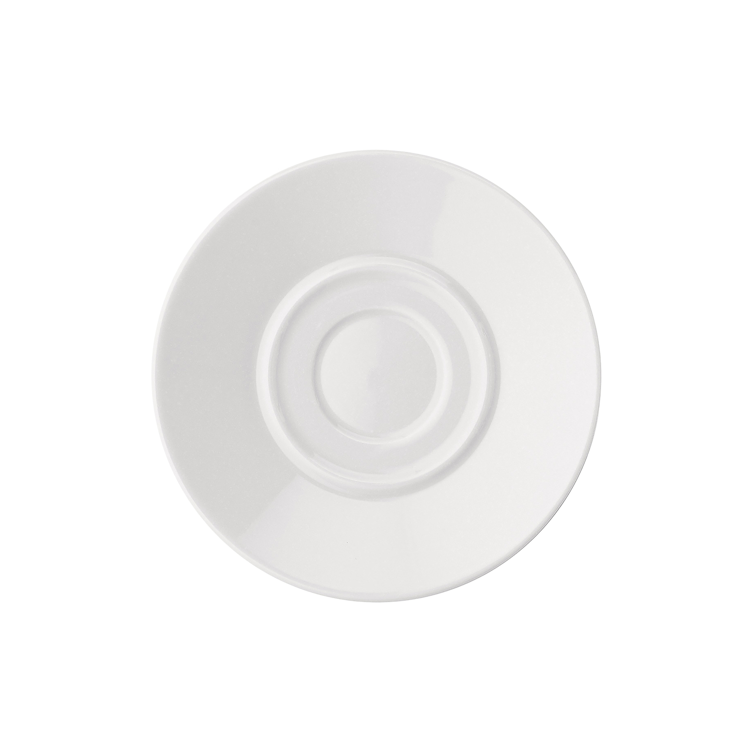 Alessi White - Saucer La Bella Tavola - Fine Porcelain - Designer Ettore Sottsass