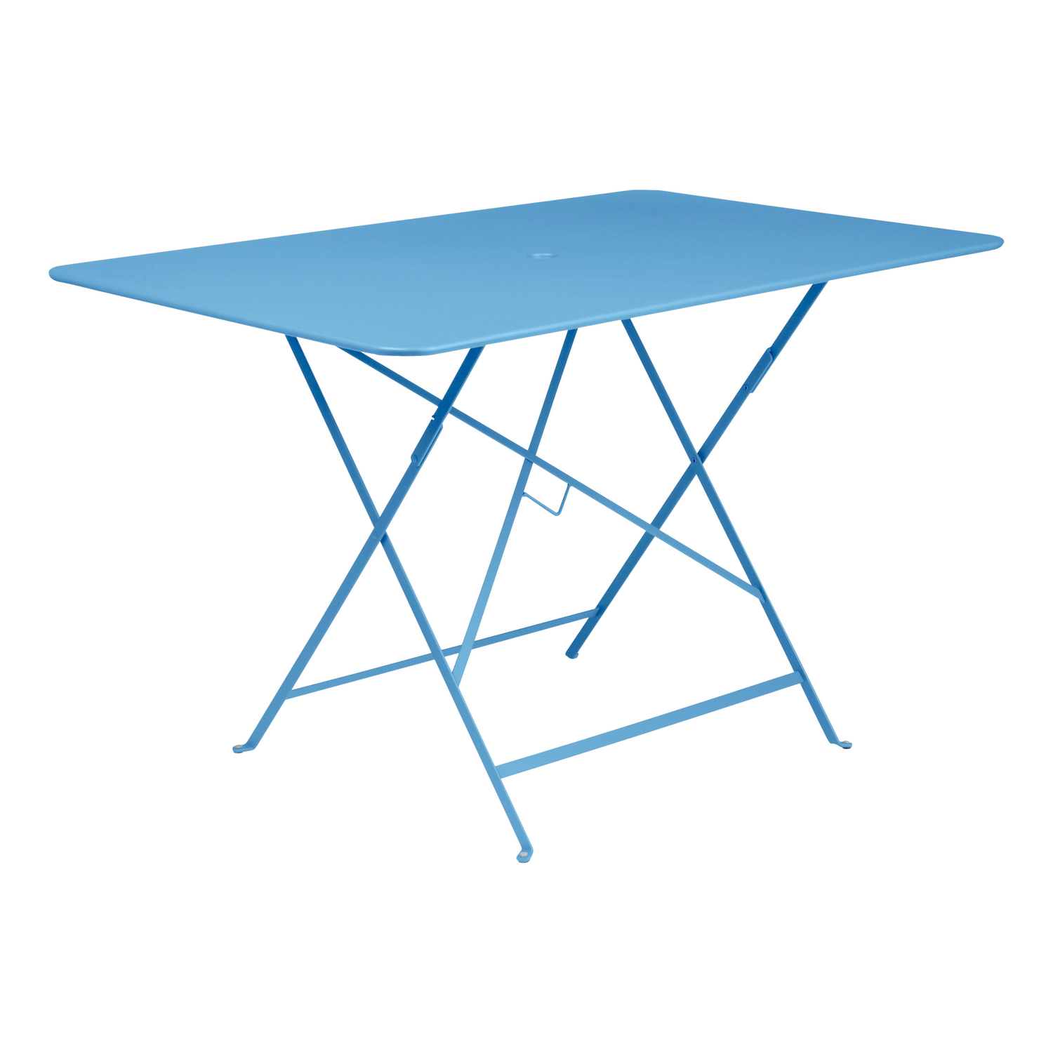Fermob Blue - Rectangular Table Bistro - Lacquered Steel - Designer Studio