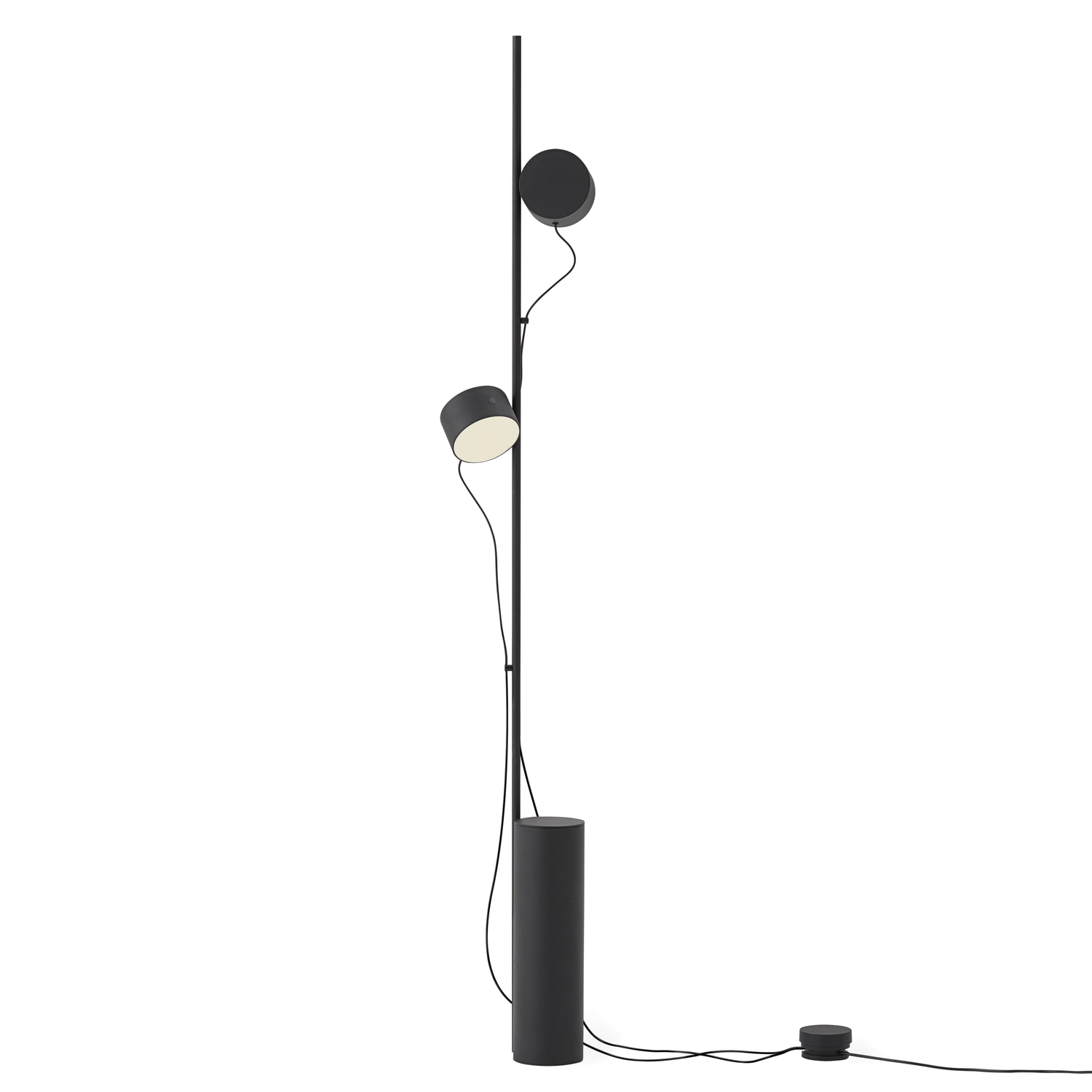 Muuto - Floor Lamp Post - Black - Lacquered Steel - Designer Earnest Studio