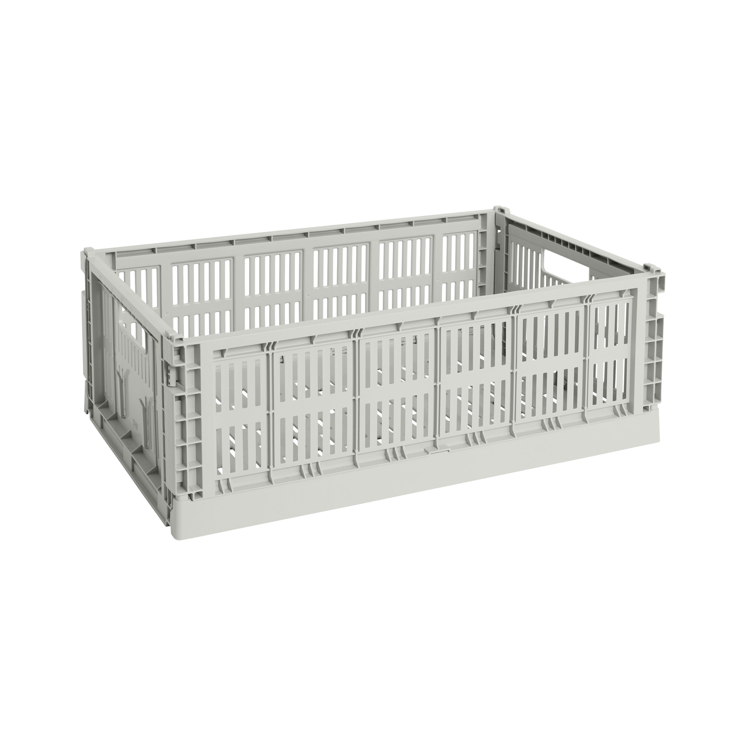 Hay Grey - Basket Colour Crate - Recycled Polypropylene - Designer Studio