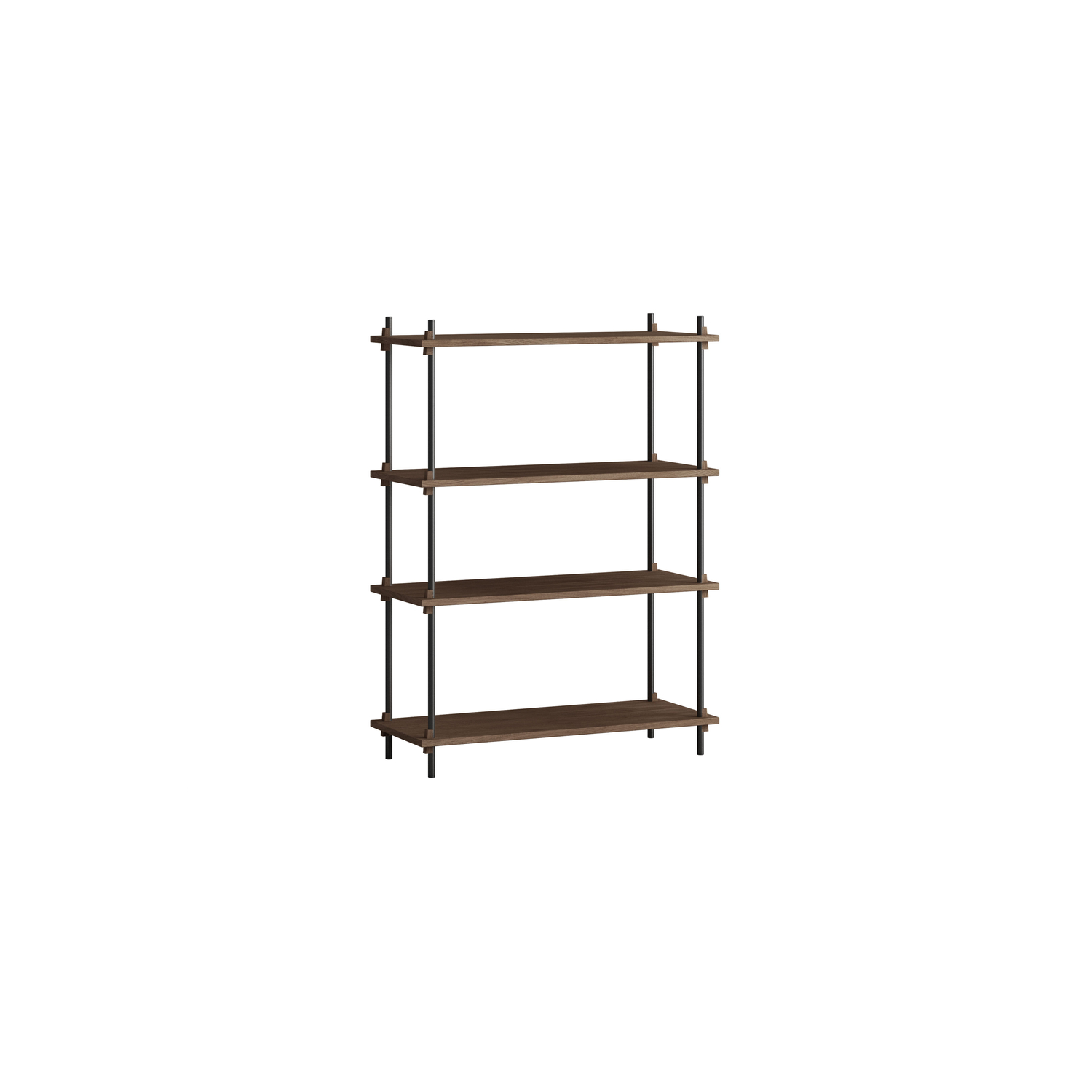 Moebe - Shelf Shelving System - Brown - Oak Veneer Mdf