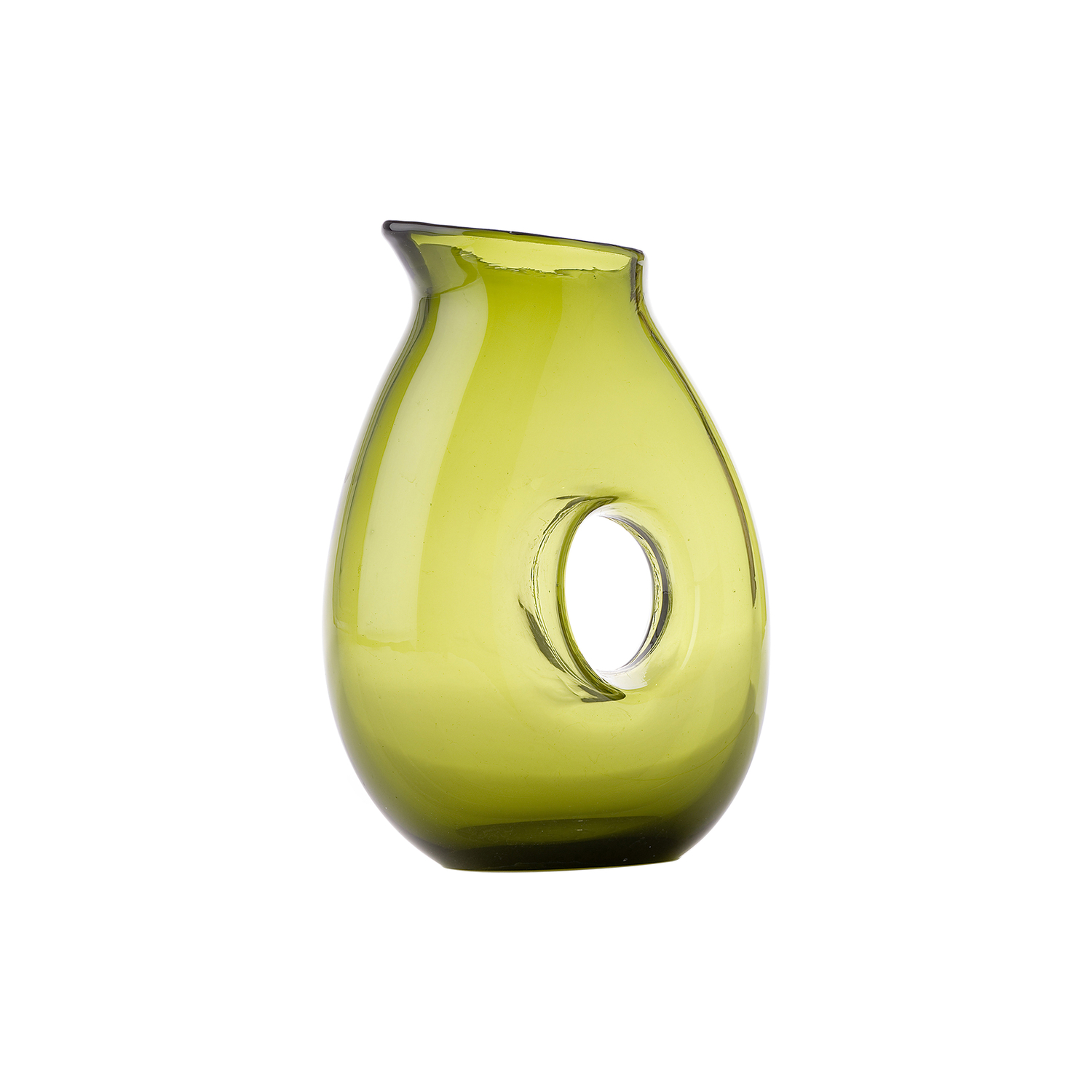 Pols Potten Green - Carafe Jug - Mouth Blown Glass - Designer Studio