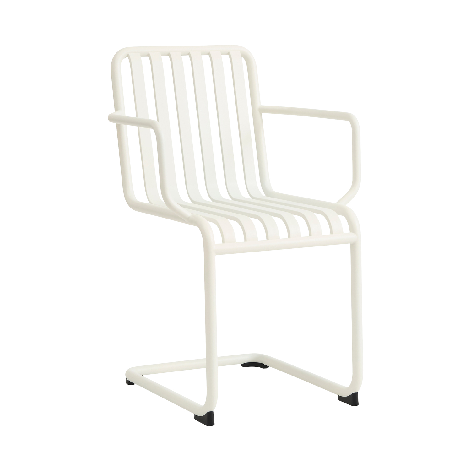 Hay White - Dining Chair Palissade - Powder Coated Steel - Designer Ronan & Erwan Bouroullec