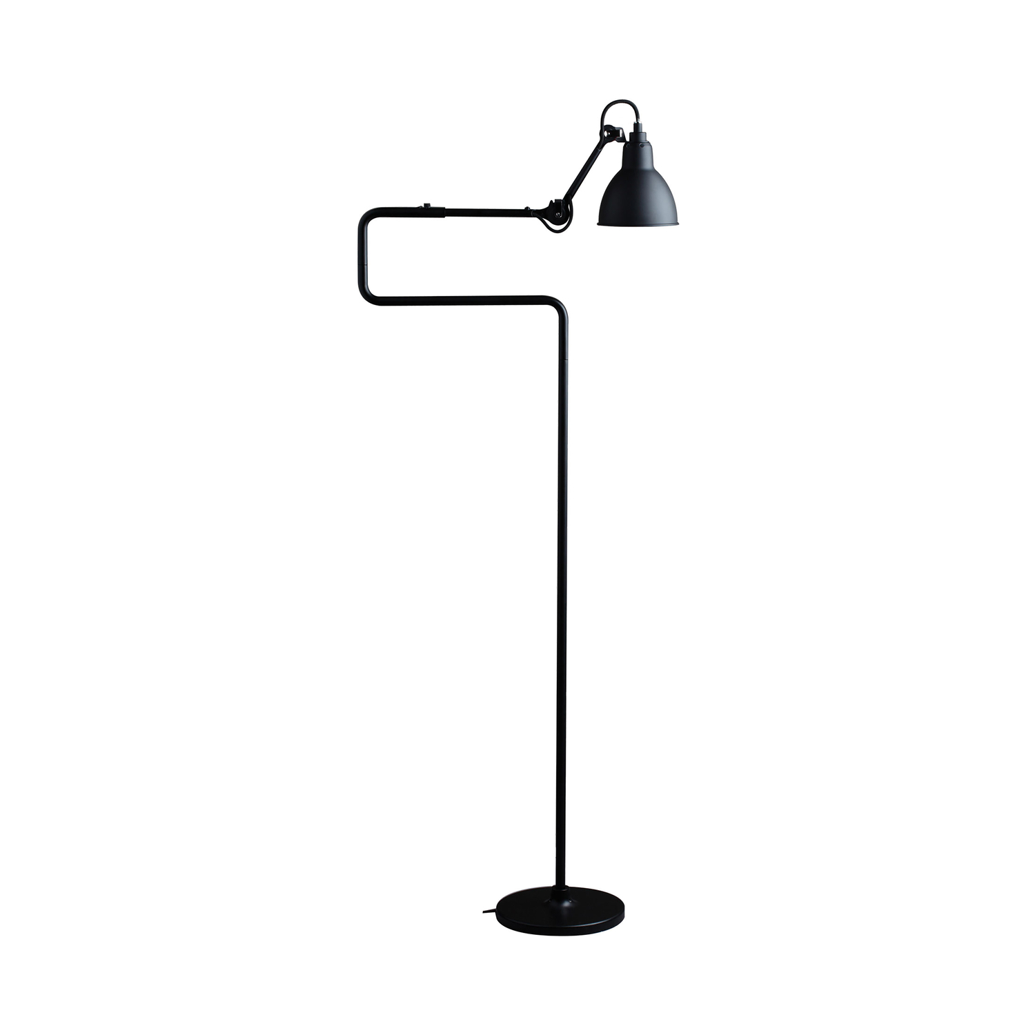 DCW éditions - Liseuse orientable Lampes Gras - Noir - Acier - Designer Bernard-Albin Gras