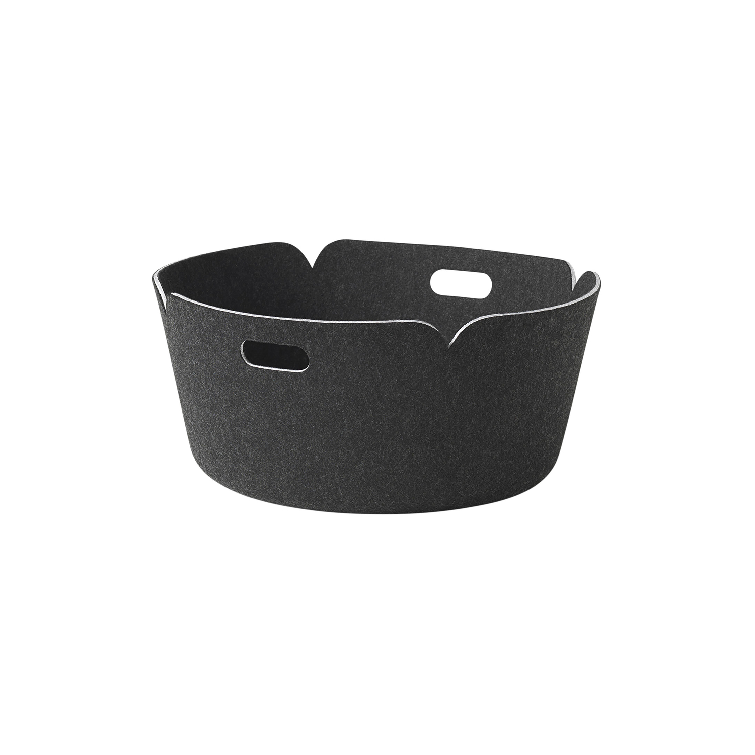 Muuto Black - Basket Restore - Recycled Felt - Designer Mika Tolvanen