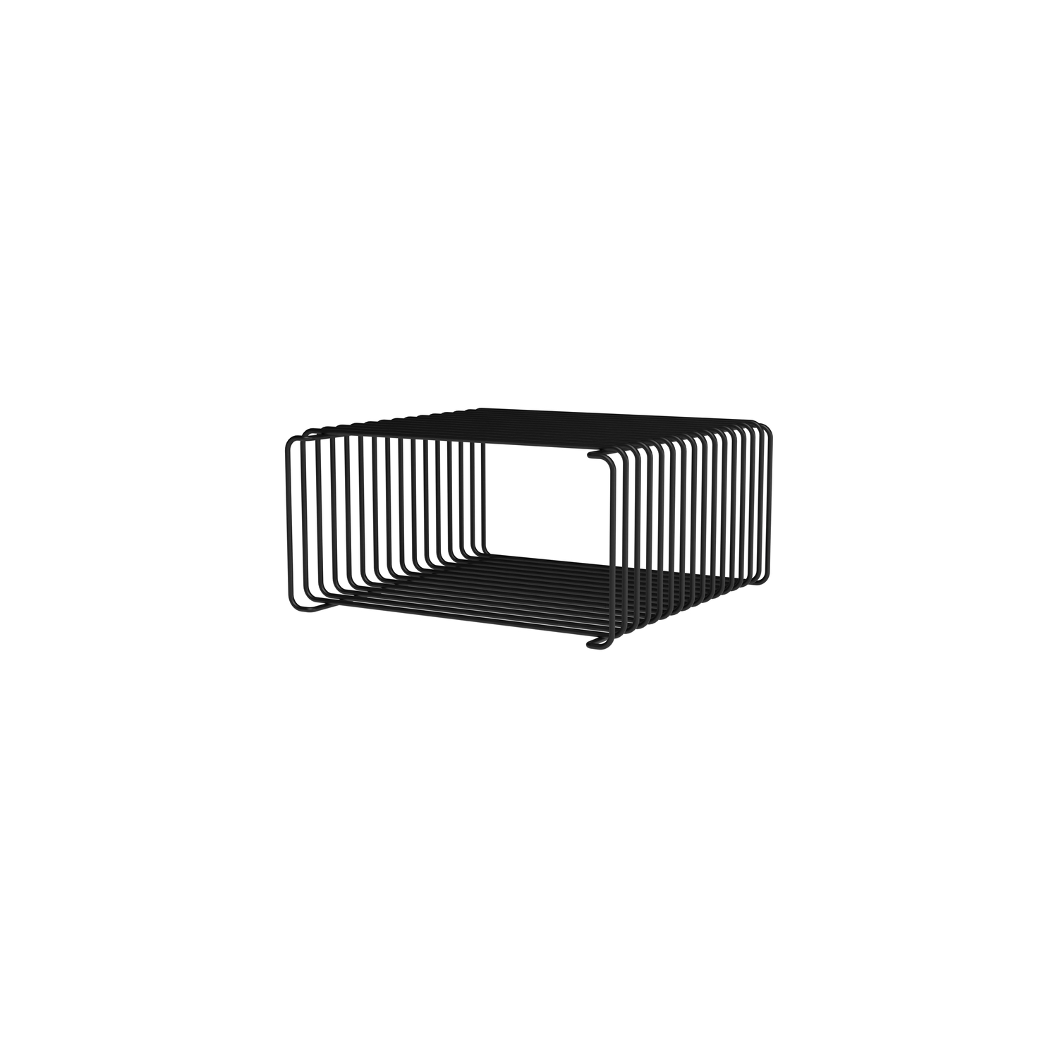 Montana Black - Shelf Panton - Lacquered Stainless Steel Wire - Designer Verner Panton