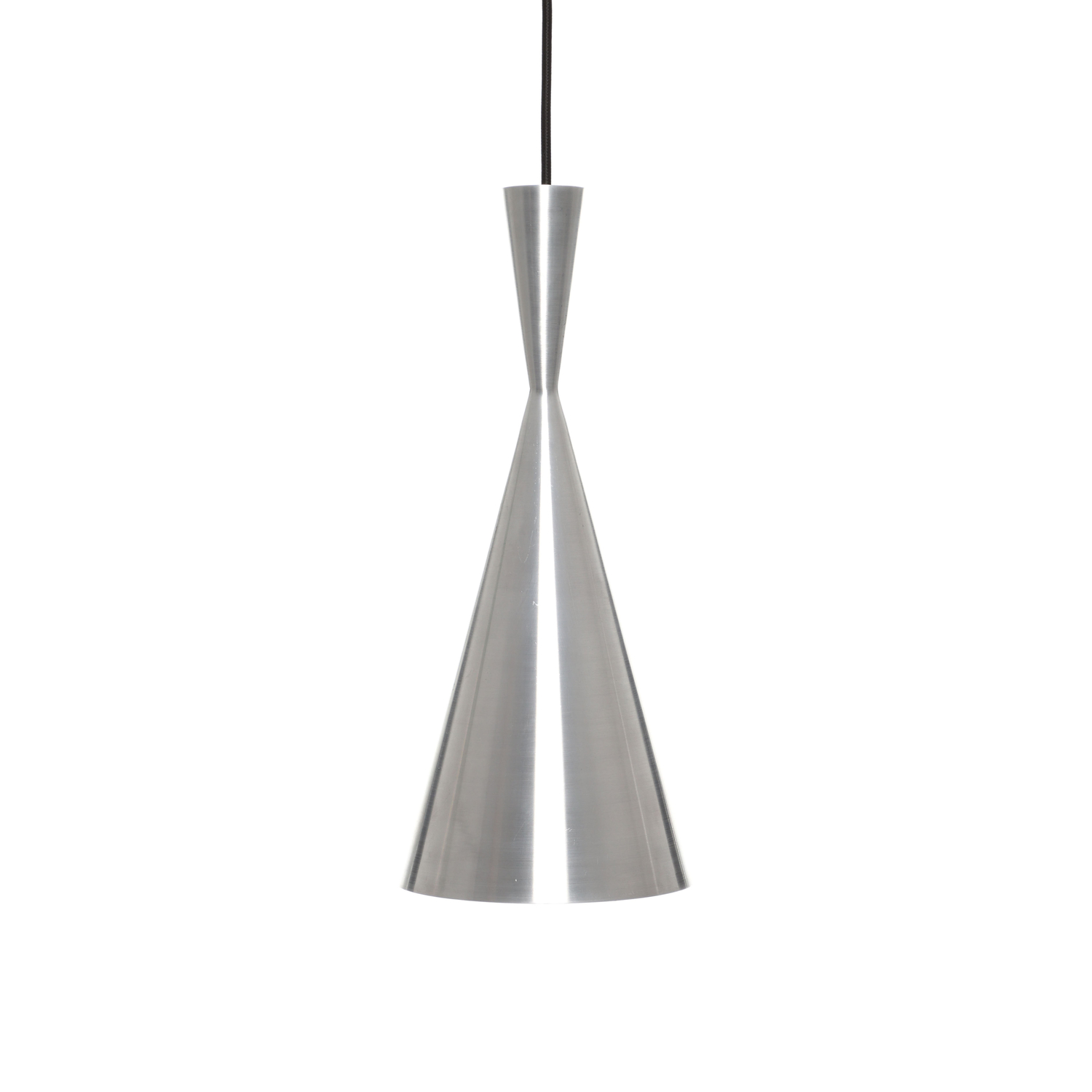 Tom Dixon Silber - Pendelleuchte Unbeaten - Gesponnenes Aluminium - Designer