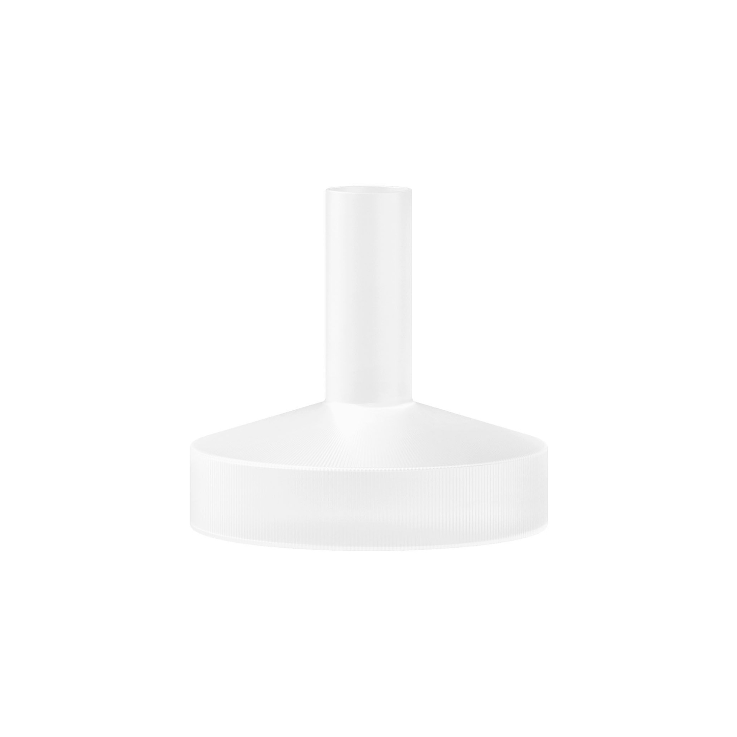 Ferm Living White - Wine Carafe Ripple - Mouth Blown Glass - Designer Trine Andersen