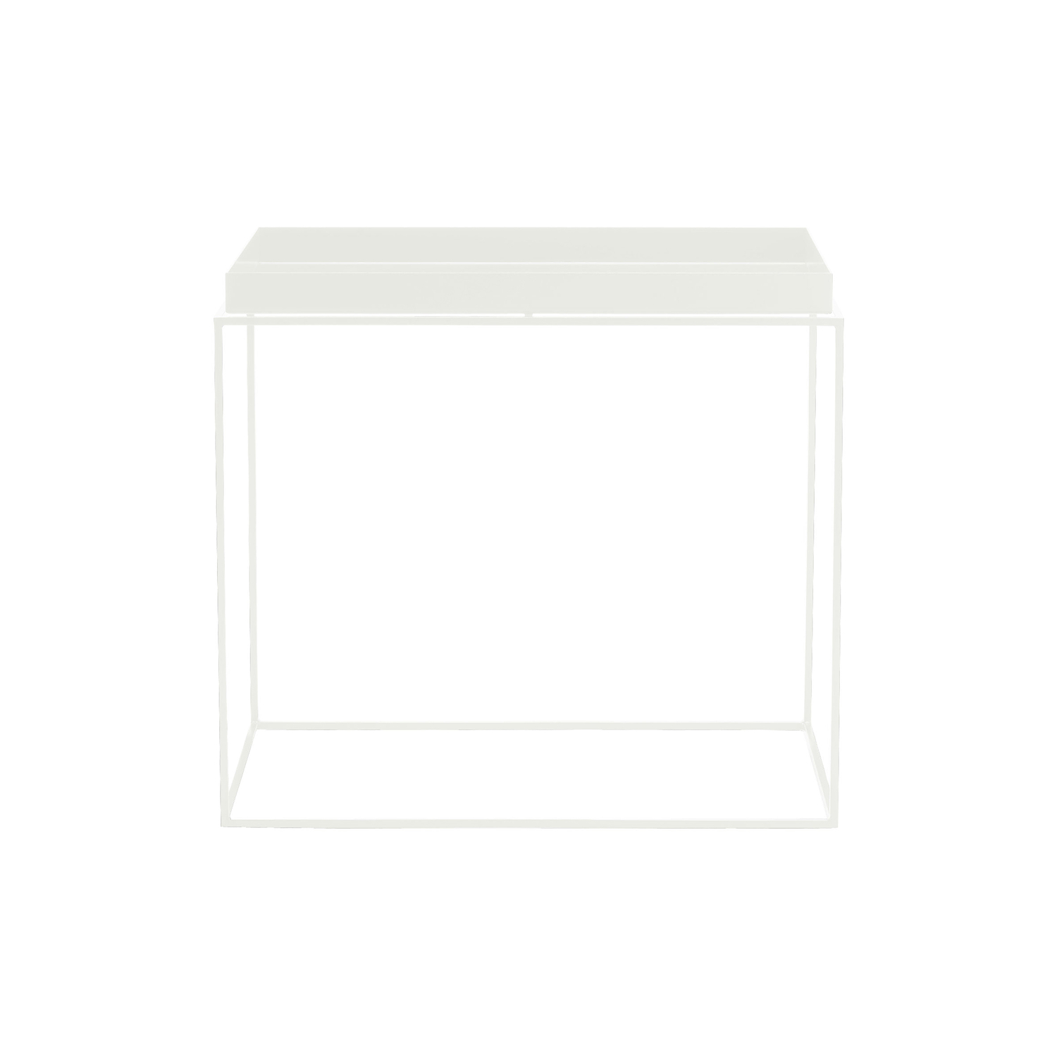 Hay - Tavolino d'appoggio Tray - Bianco - Acciaio laccato - Designer Hay Studio