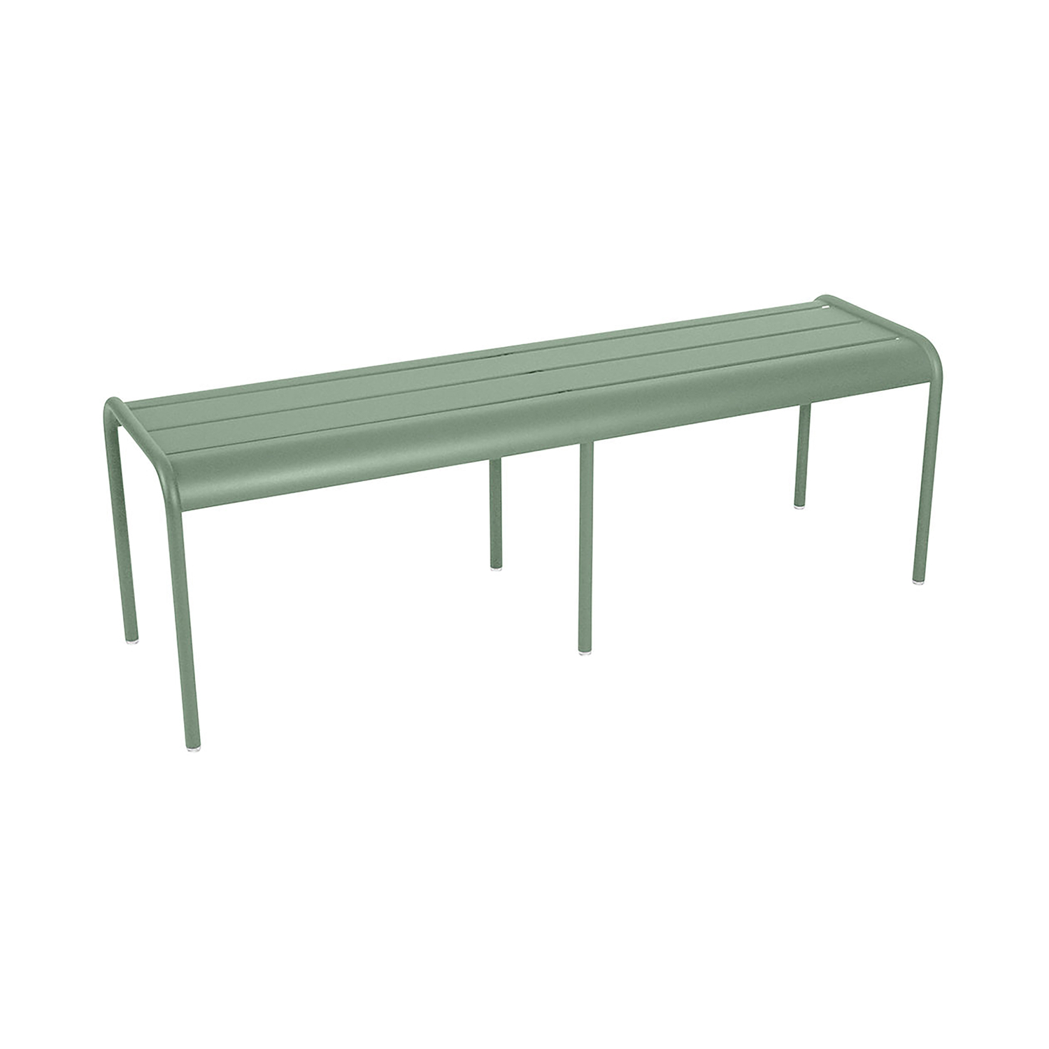 Fermob Green - Bench Luxembourg - Lacquered Aluminium - Designer Frédéric Sofia
