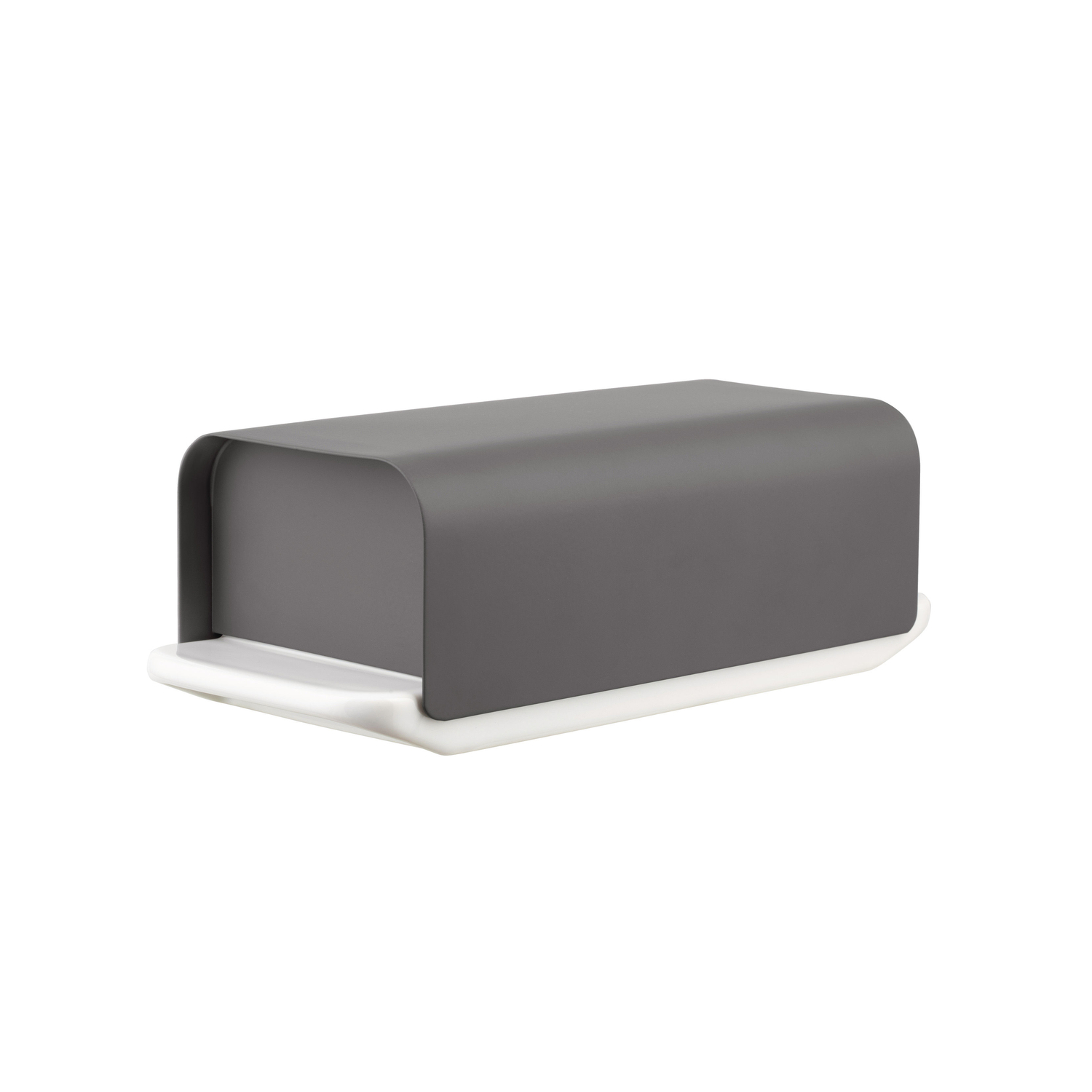 Alessi - Beurrier Mattina - Gris - Porcelaine - Designer Big Game Alessi - Beurrier Mattina - Gris - Porcelaine - Designer Big Game