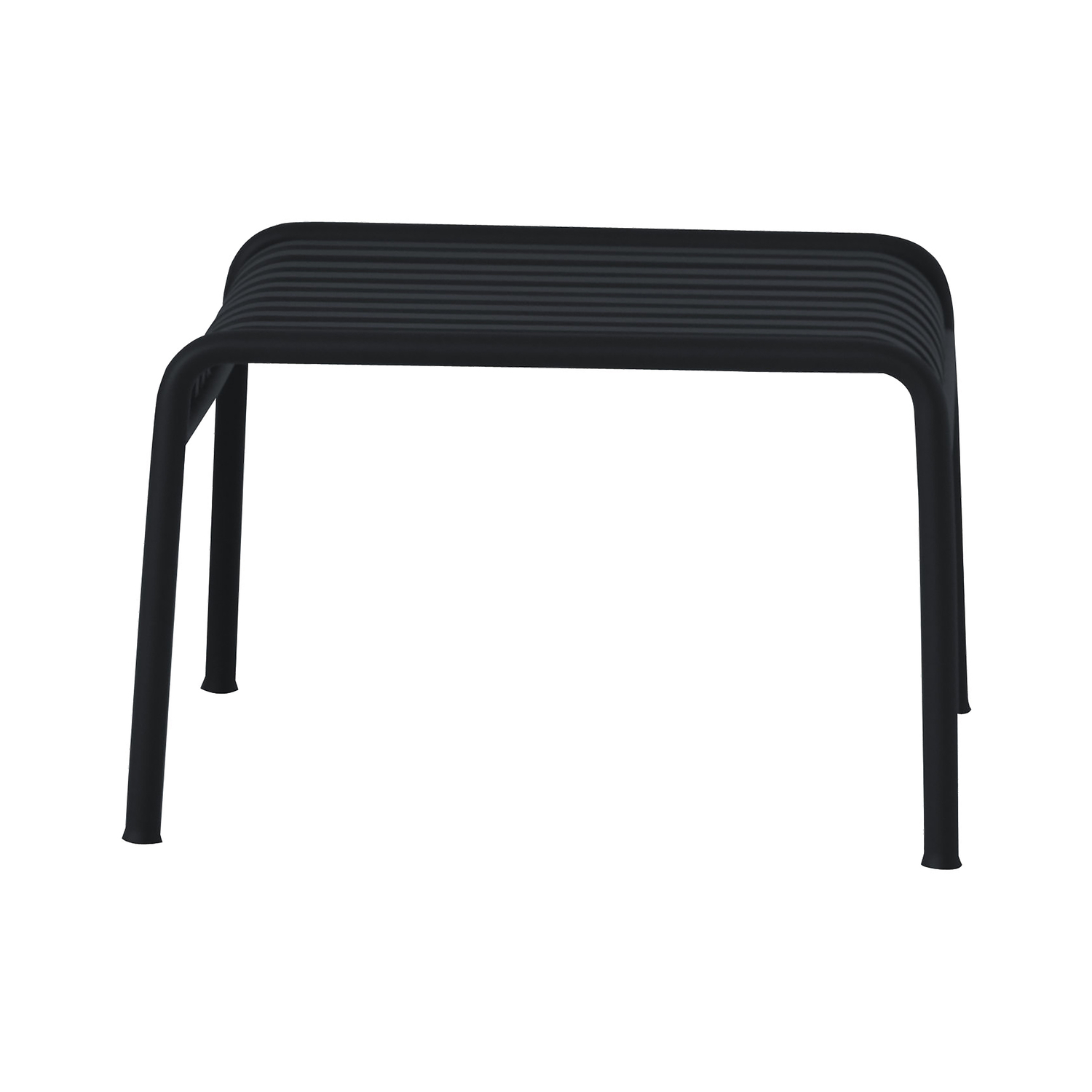 Hay Black - Footrest Palissade - Epoxy Lacquered Steel - Designer Ronan & Erwan Bouroullec