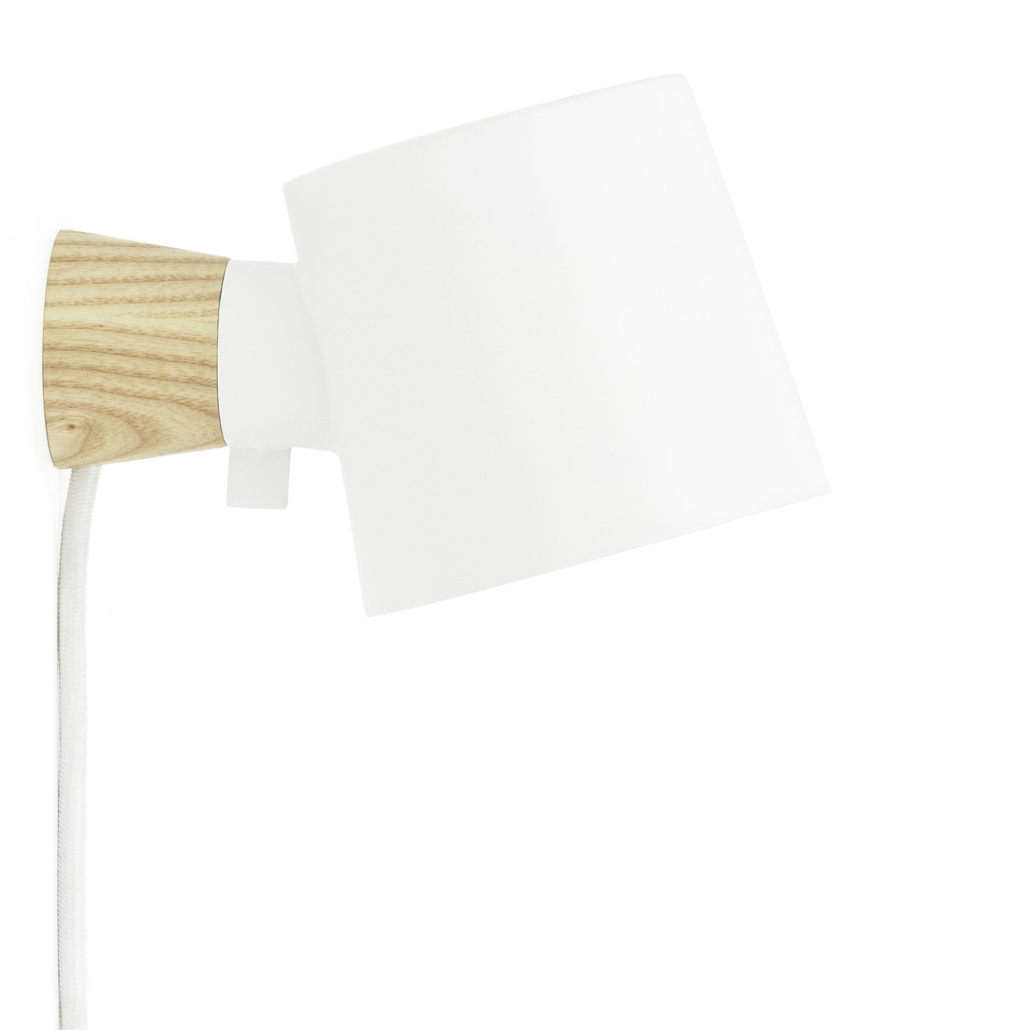 Normann Copenhagen Light - Swivel Wall Rise - Natural Wood - Ashwood - Designer Marianne Andersen