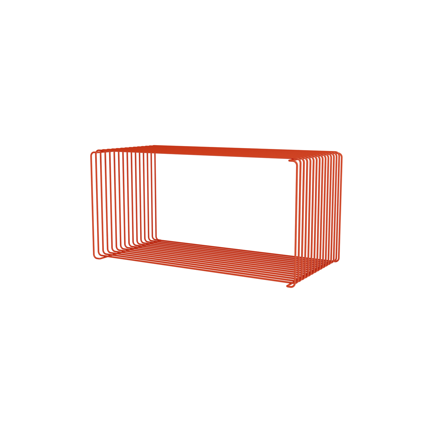MONTANA - Scaffale Panton - Arancione - Filo in acciaio inox laccato - Designer Verner Panton