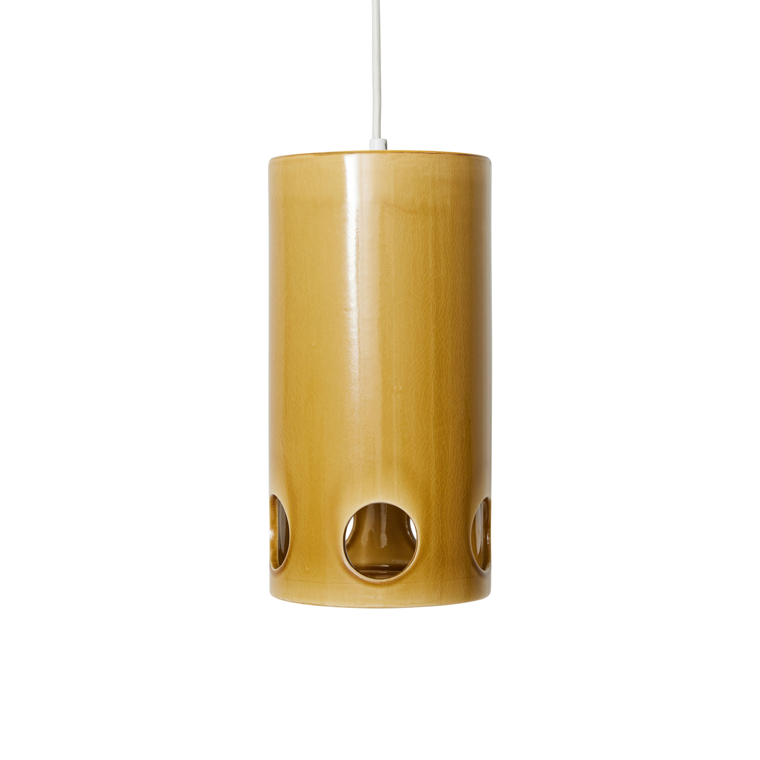 HK LIVING - Suspension Ceramic - Jaune - Grès émaillé