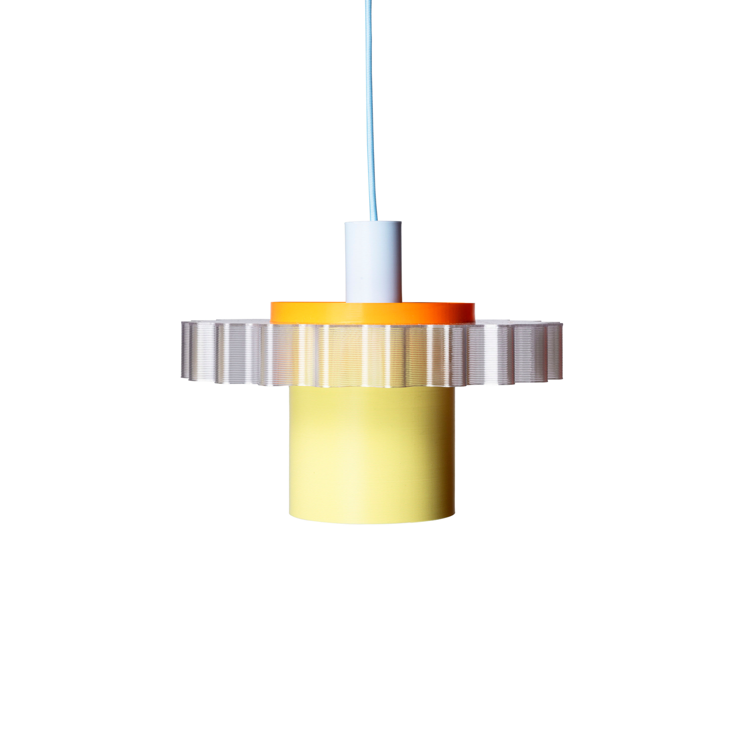 Warren & Laetitia - Suspension Gigi - Multicolore - Plastique recyclé - Designer Laetitia Bou Acar Warren & Laetitia - Suspension Gigi - Multicolore - Plastique recyclé - Designer Laetitia Bou Acar