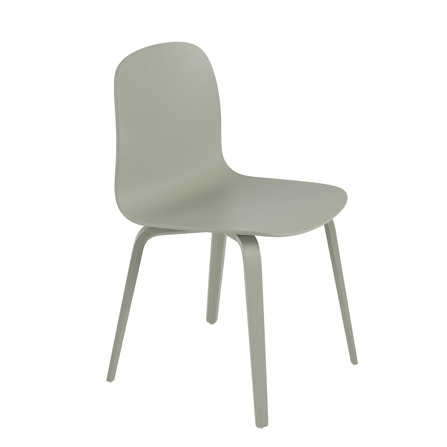 Muuto - Stuhl Visu - Grün - Eschefurnier - Designer Mika Tolvanen