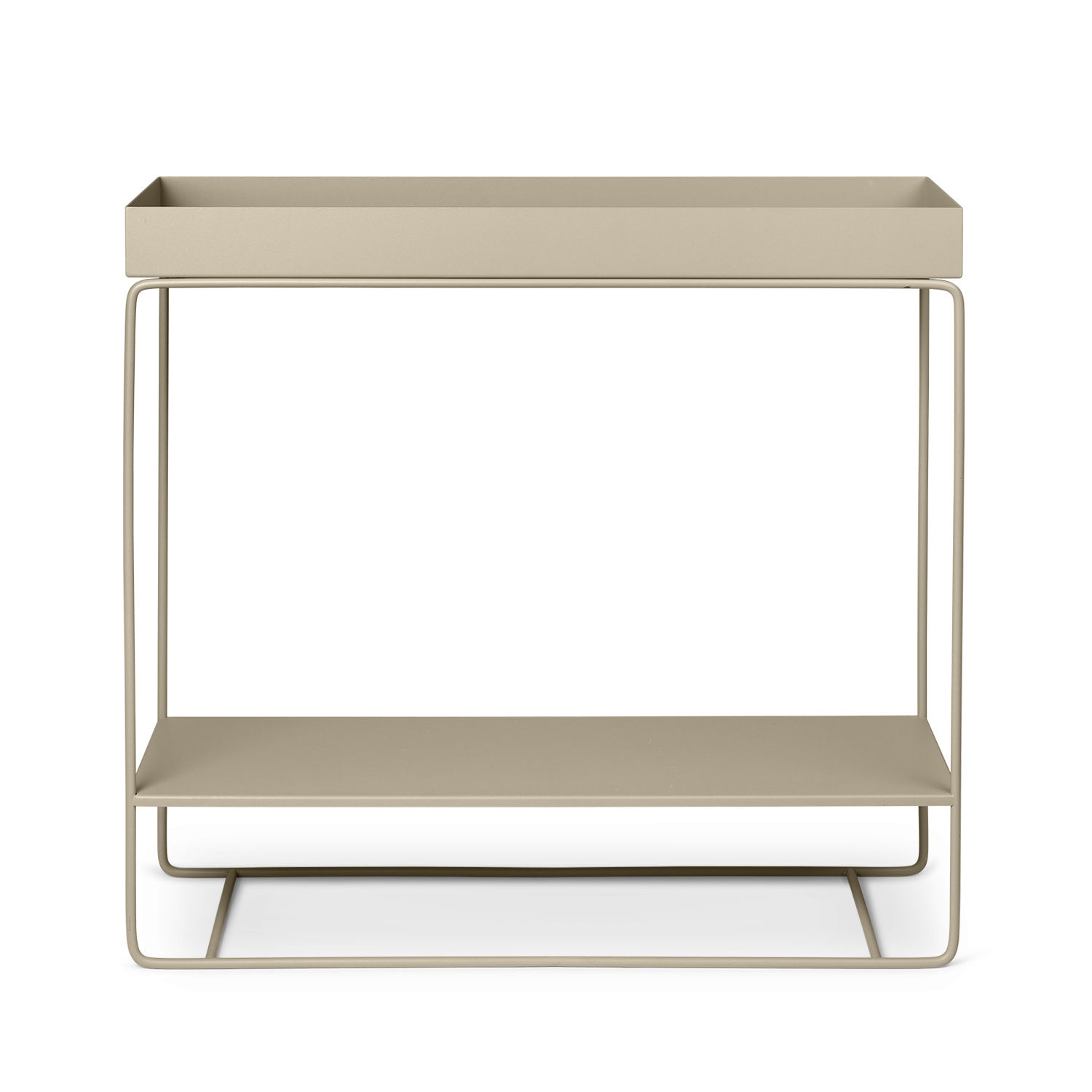 Ferm Living Beige - Standing Flowerpot Plant Box - Epoxy Lacquered Steel - Designer Trine Andersen