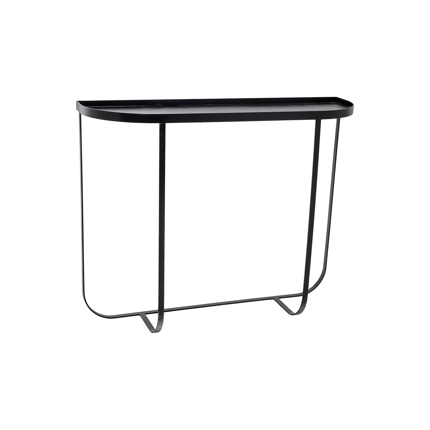 Bloomingville - Wall console table Console - Black - Painted iron