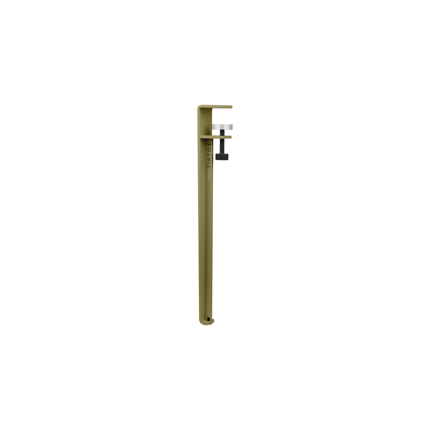 Tiptoe Green - Base, Legs Pieds & Plateaux - Powder Coated Steel - Designer Matthieu Bourgeaux