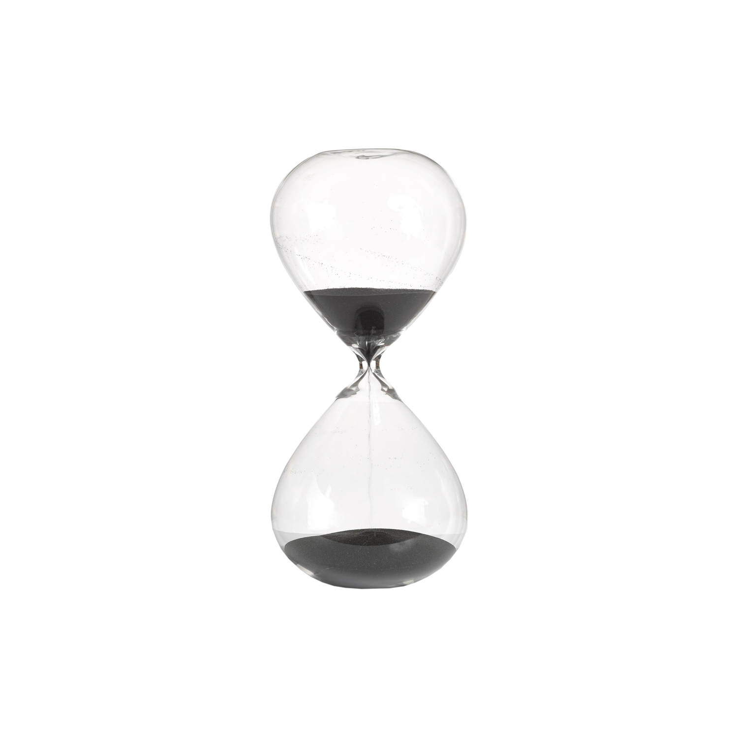 Pols Potten Black - Egg Timer Ball - Transparent - Glass - Designer Studio