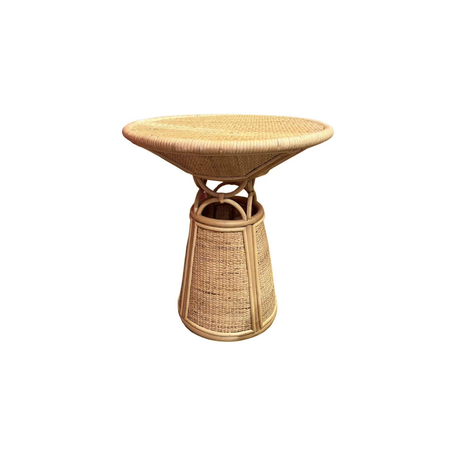 Popus Editions Beige - End Table Toffee - Rattan