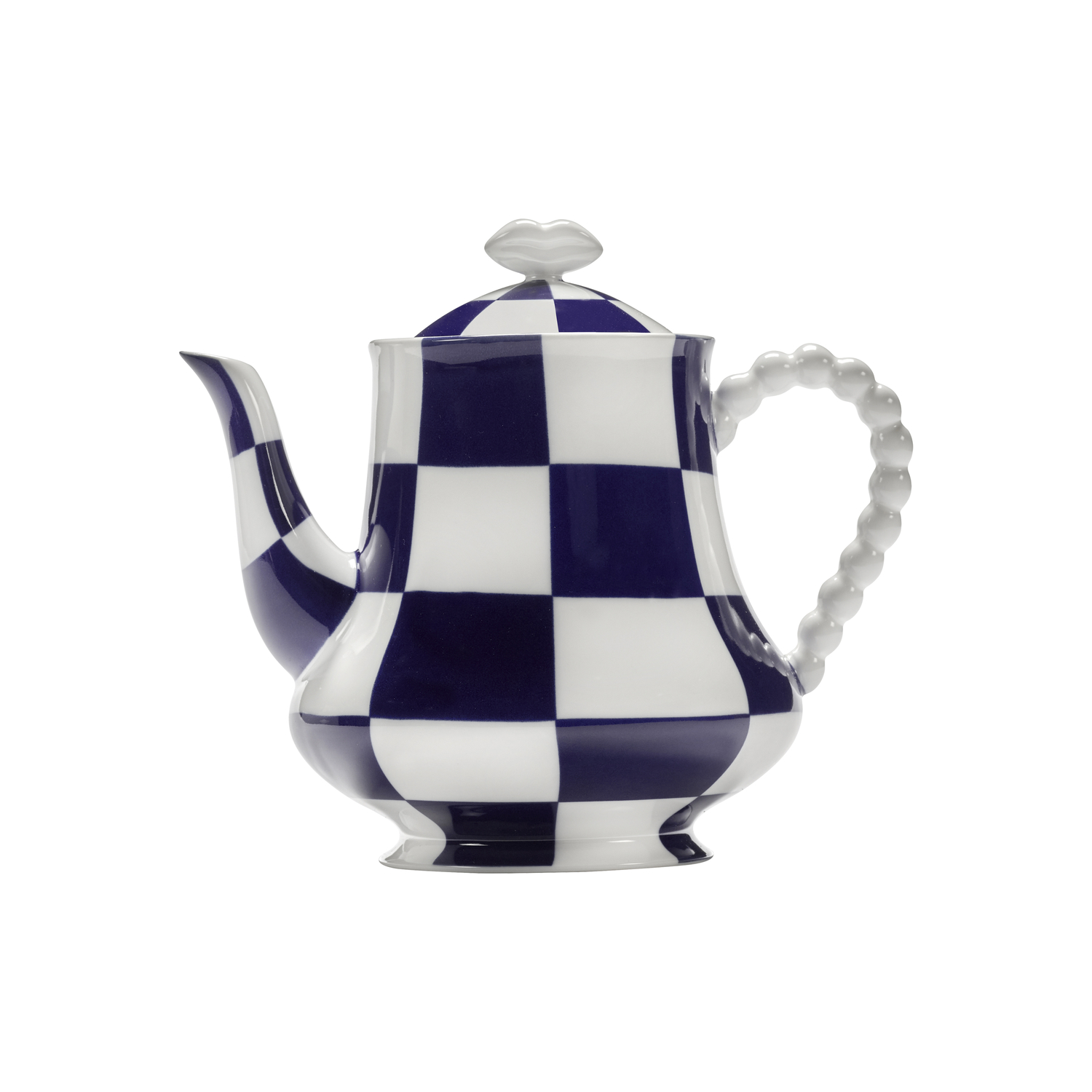 Serax Blue - Teapot Les Objets Mouleversants - Enamelled China - Designer Wouters & Hendrix