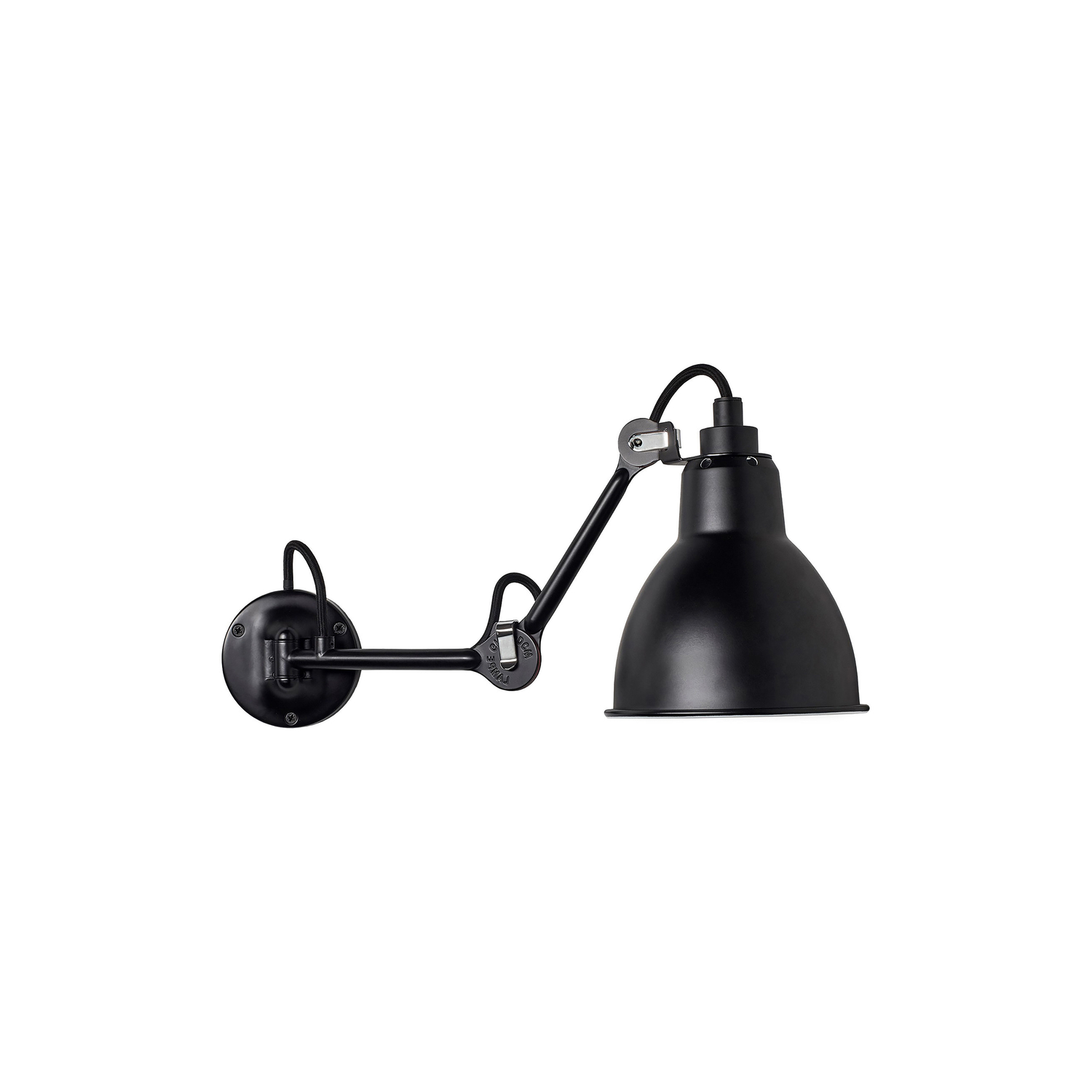 Dcw Éditions Light/Black - Wall Lampes Gras - Aluminium - Designer Bernard-Albin Gras
