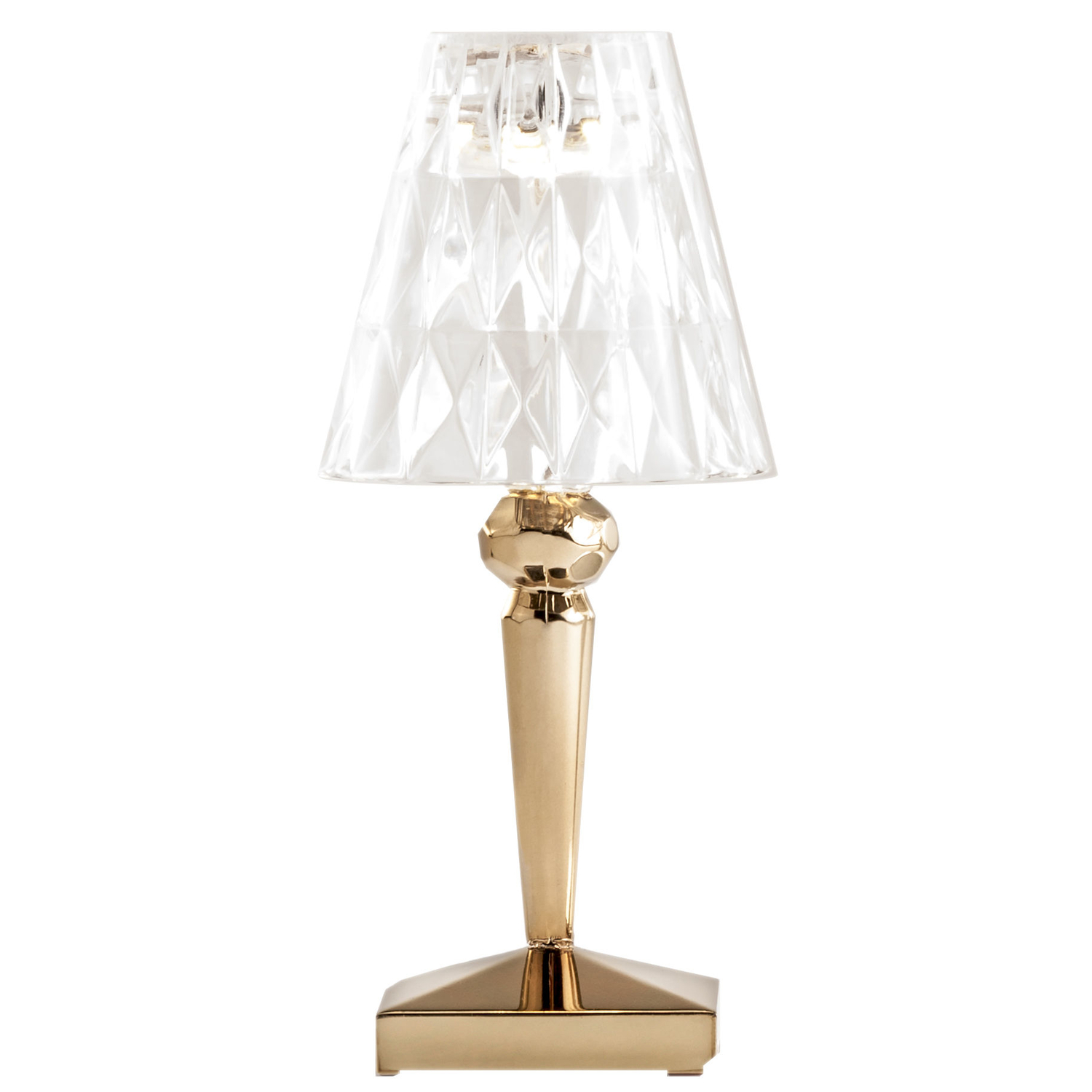 Kartell Gold - Wireless Rechargeable Outdoor Lamp Battery - Pmma - Designer Ferruccio Laviani