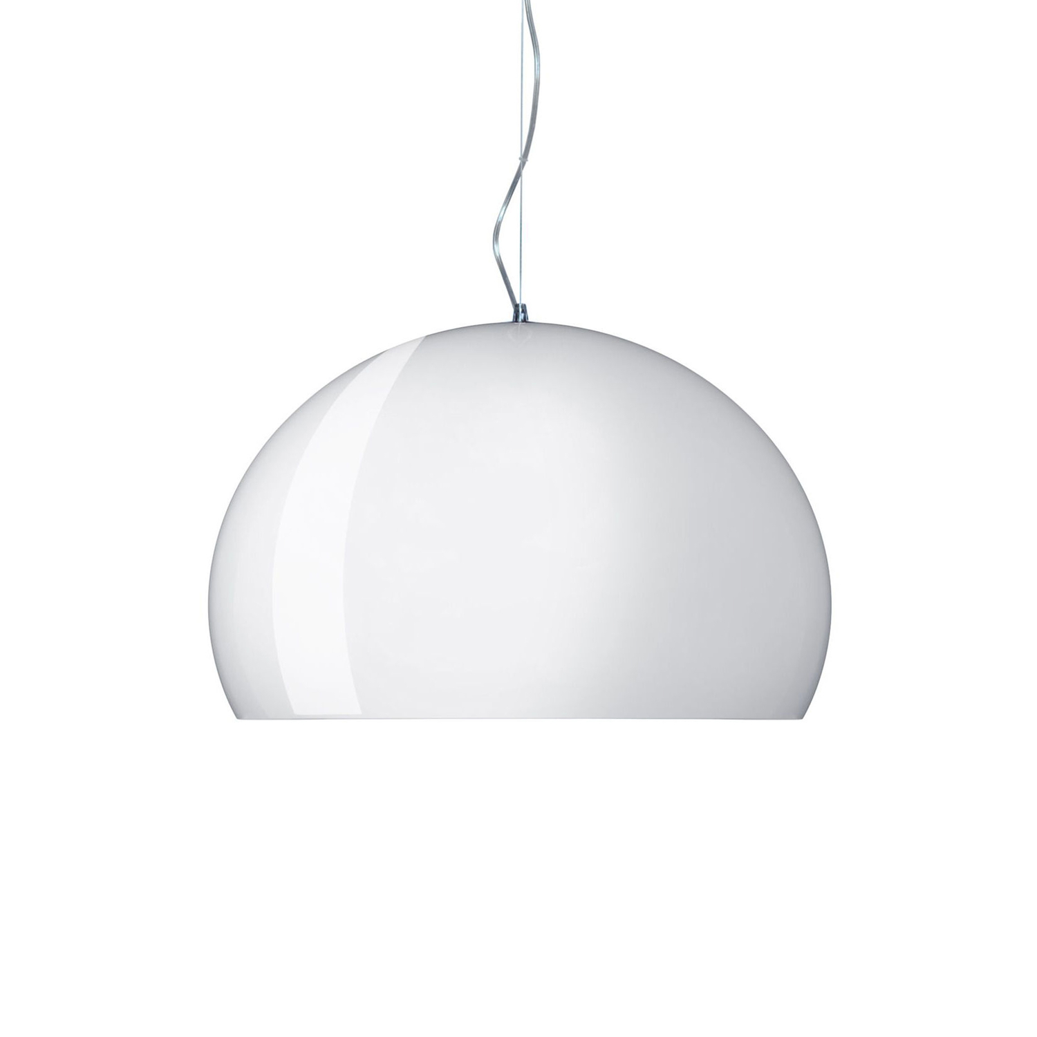 Kartell White - Pendant Fl/Y - Pmma - Designer Ferruccio Laviani