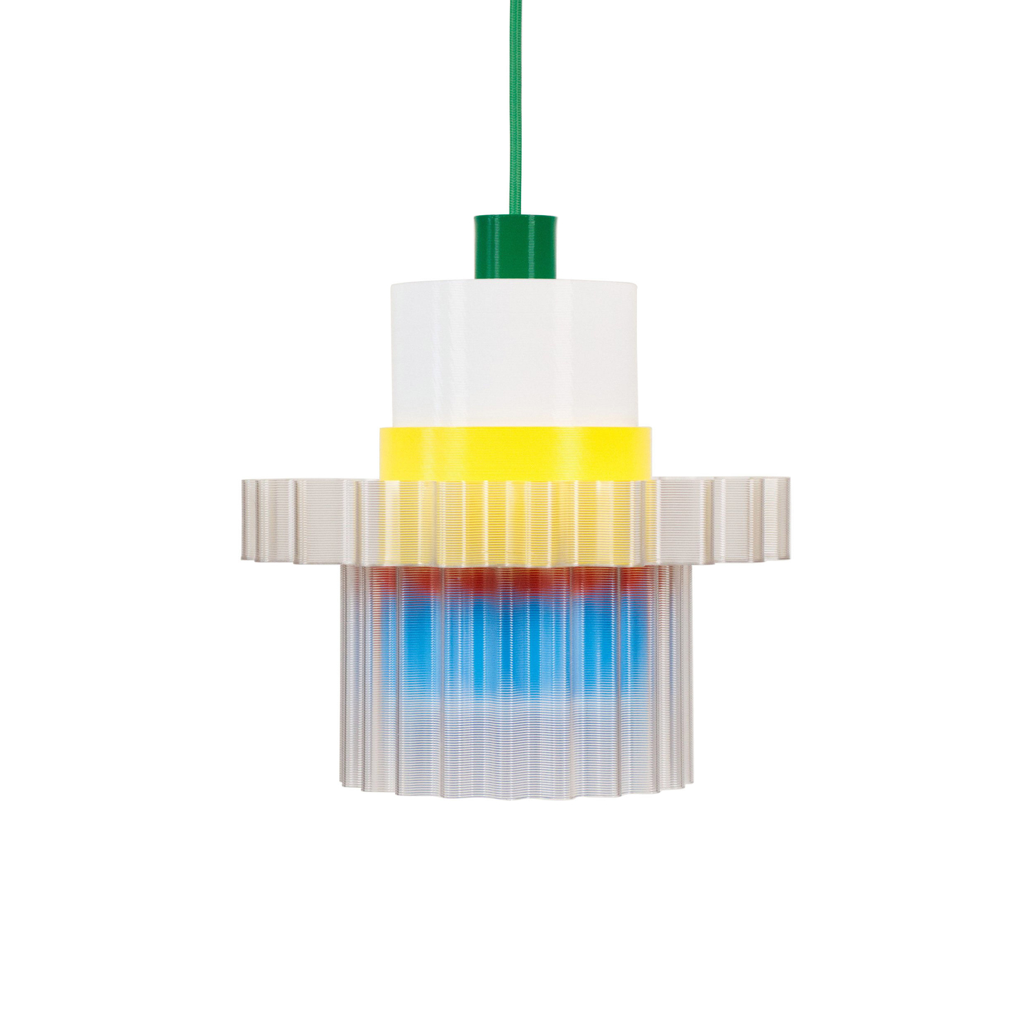 Warren & Laetitia - Suspension Gigi - Multicolore - Plastique recyclé - Designer Laetitia Bou Acar Warren & Laetitia - Suspension Gigi - Multicolore - Plastique recyclé - Designer Laetitia Bou Acar