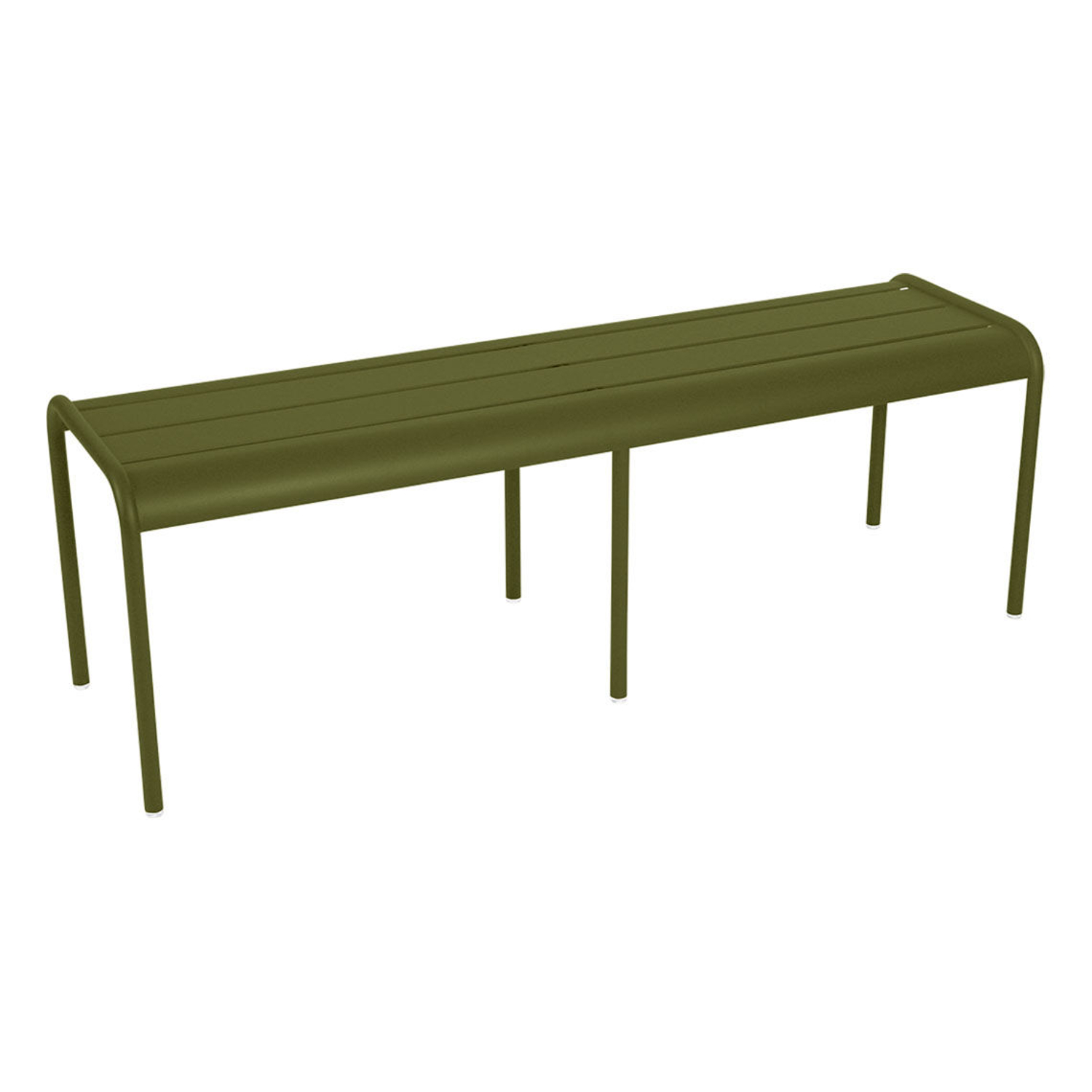 Fermob Green - Bench Luxembourg - Aluminium - Designer Frédéric Sofia