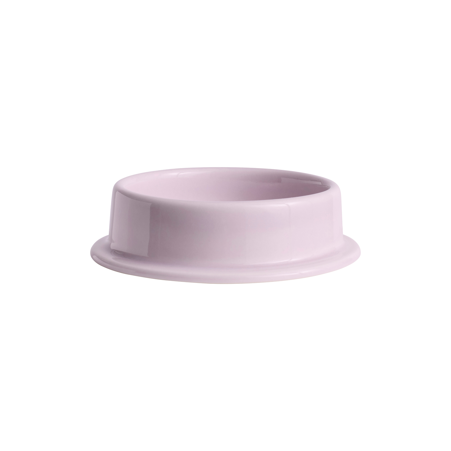 Hay Pink - Candle Stick Column - Enamelled Earthenware