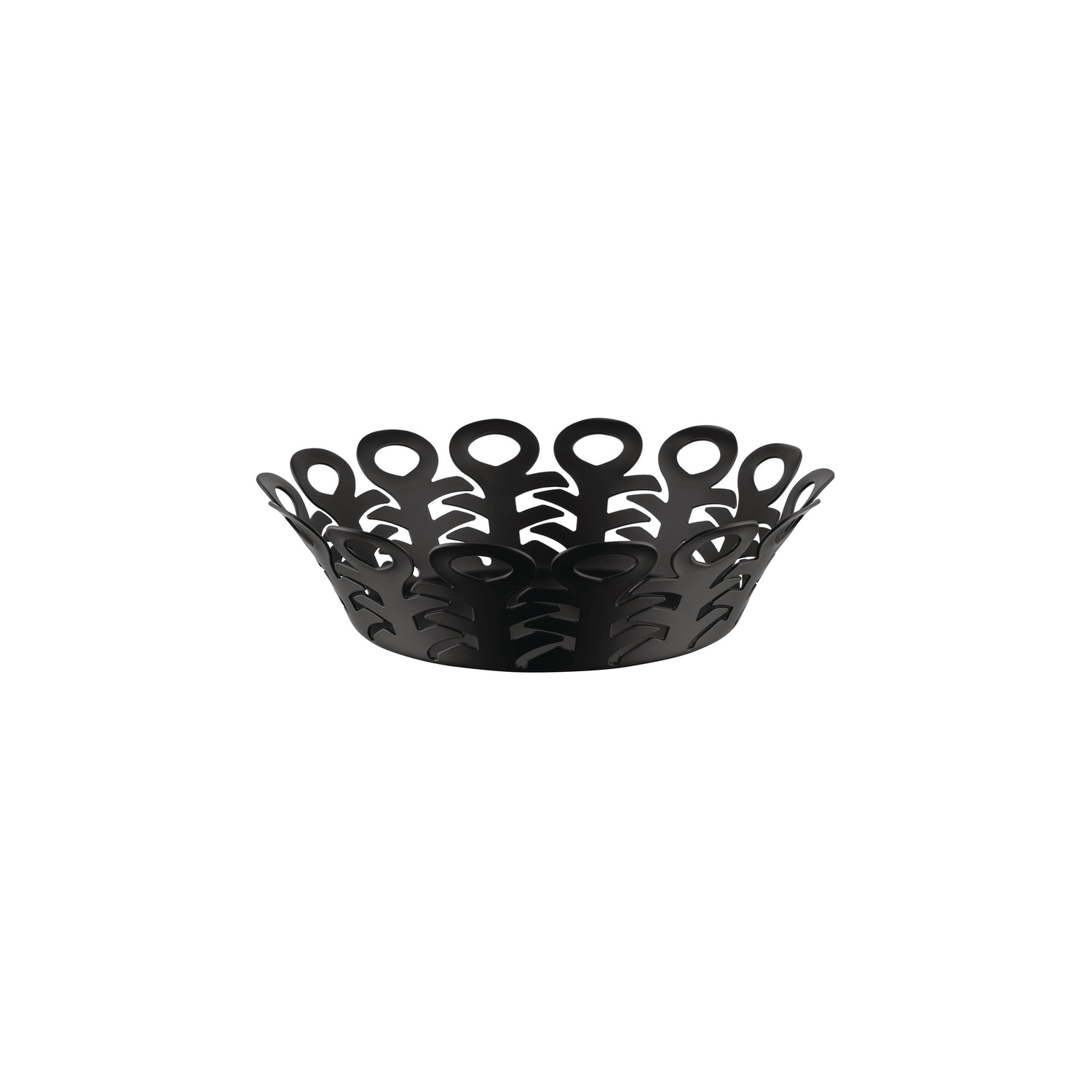 Alessi - Korb Vimini - Schwarz - Stahl - Designer Donia Maaoui
