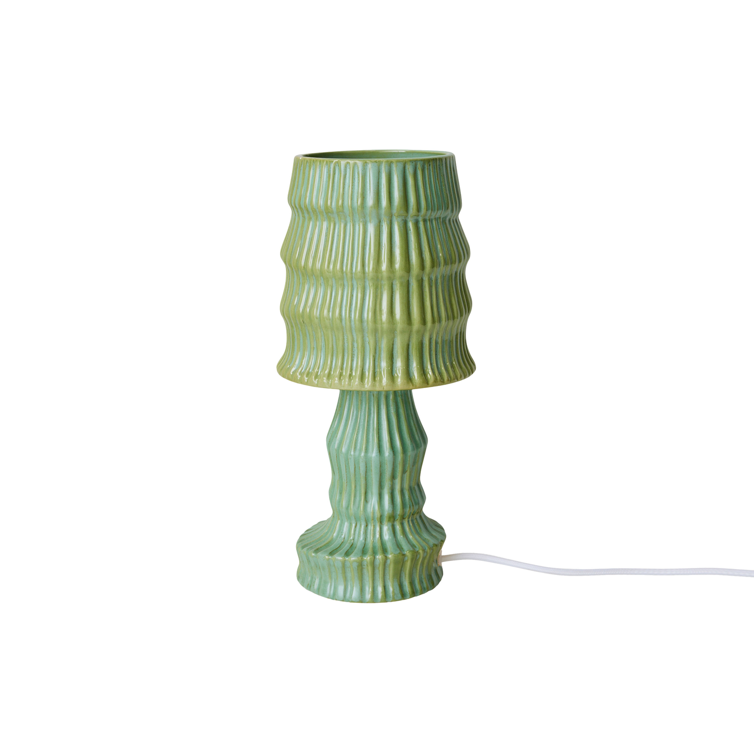 HK LIVING - Lampe de table Ceramic - Vert - Céramique HK LIVING - Lampe de table Ceramic - Vert - Céramique