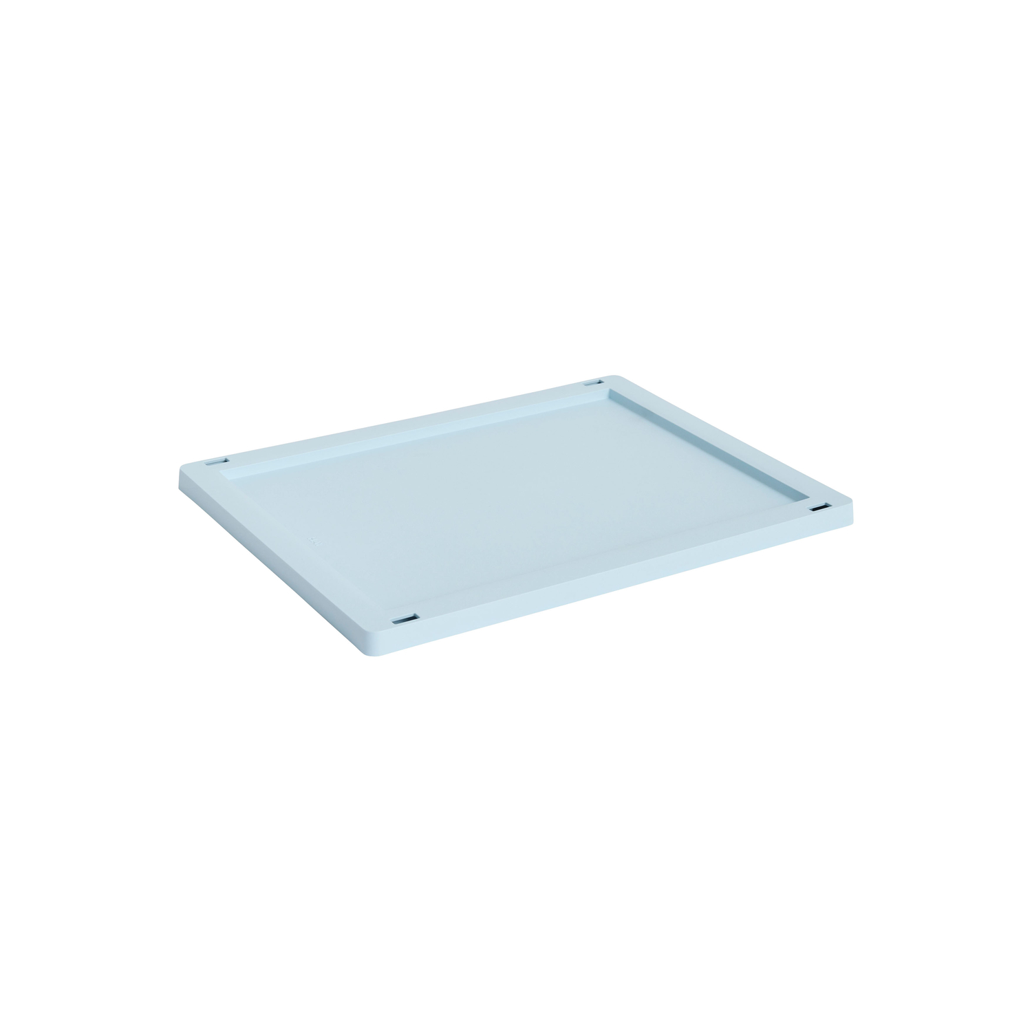 Hay Blue - Lid Colour Crate - Recycled Polypropylene - Designer Studio