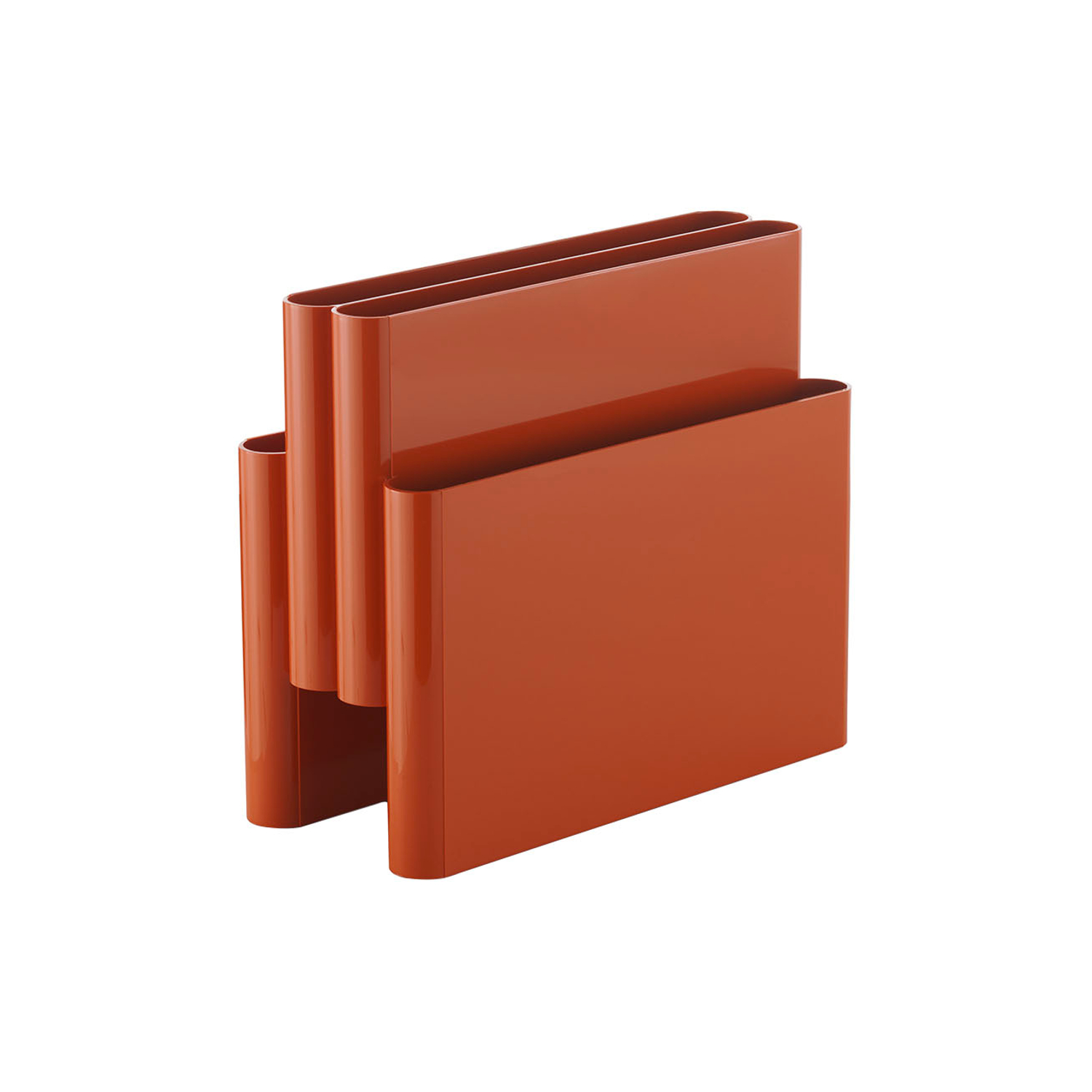 Kartell Orange - Magazine Holder - Thermoplastic Technopolymer - Designer Giotto Stoppino