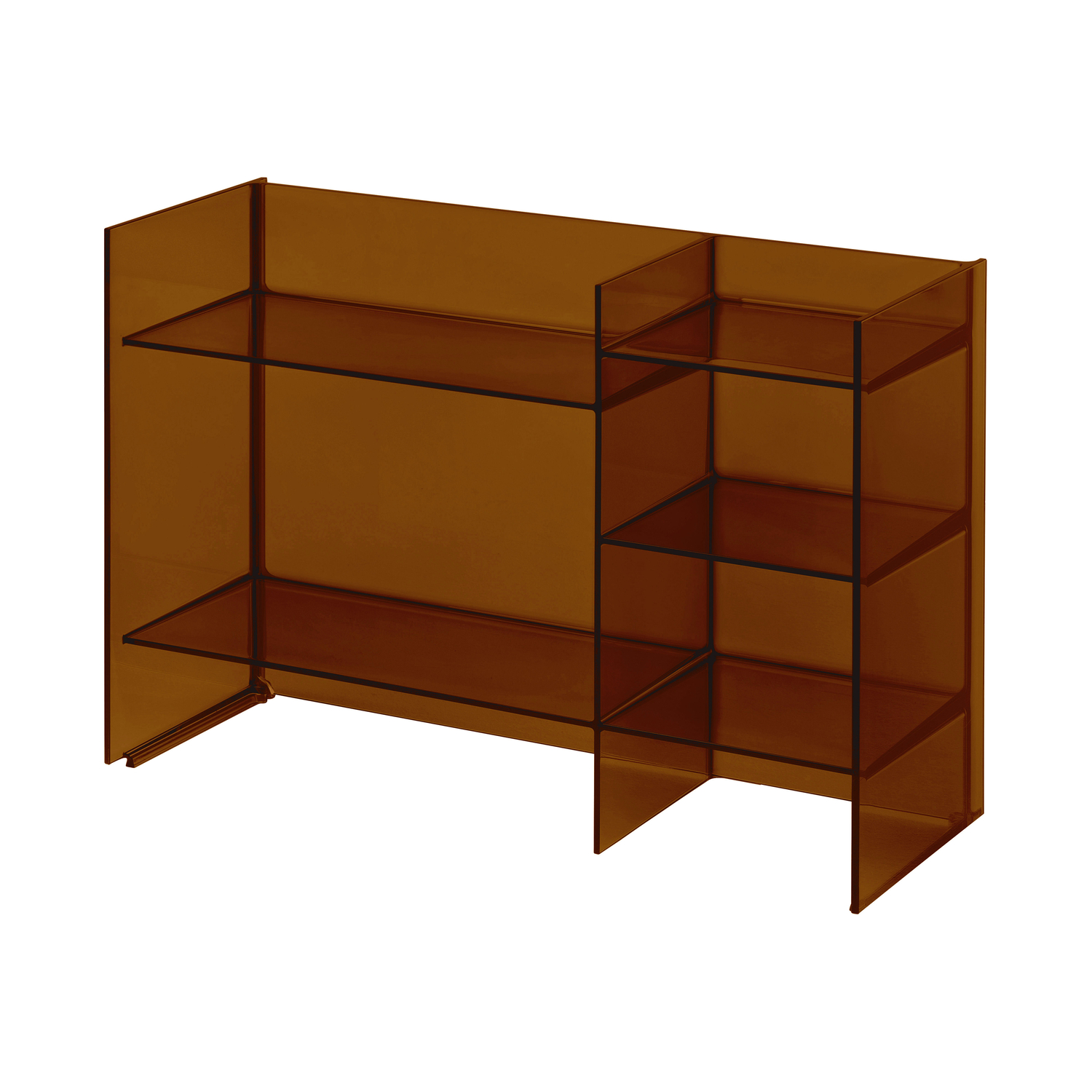 Kartell Brown - Storage Unit Laufen - Pmma - Designer Ludovica & Roberto Palomba