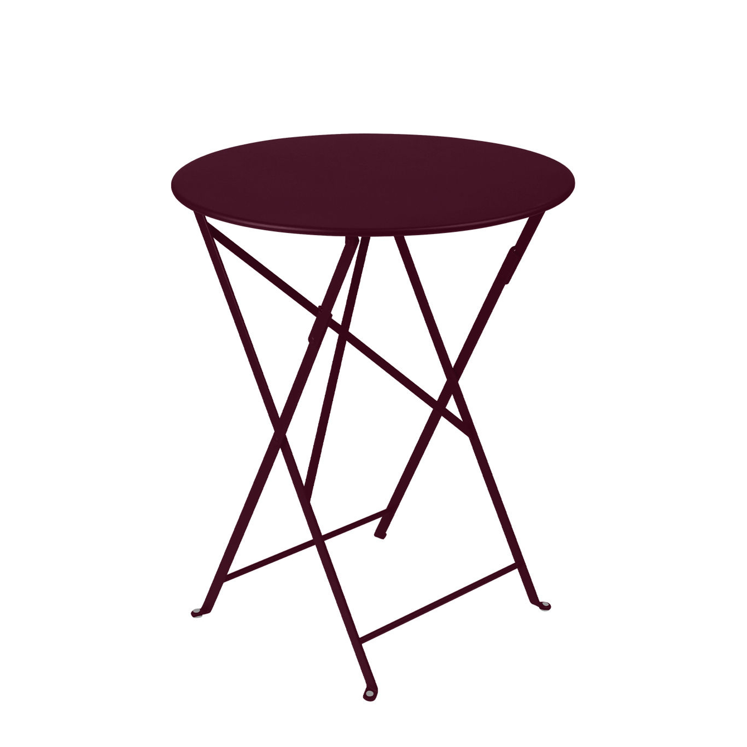 Fermob Purple - Round Table Bistro - Lacquered Steel - Designer Studio
