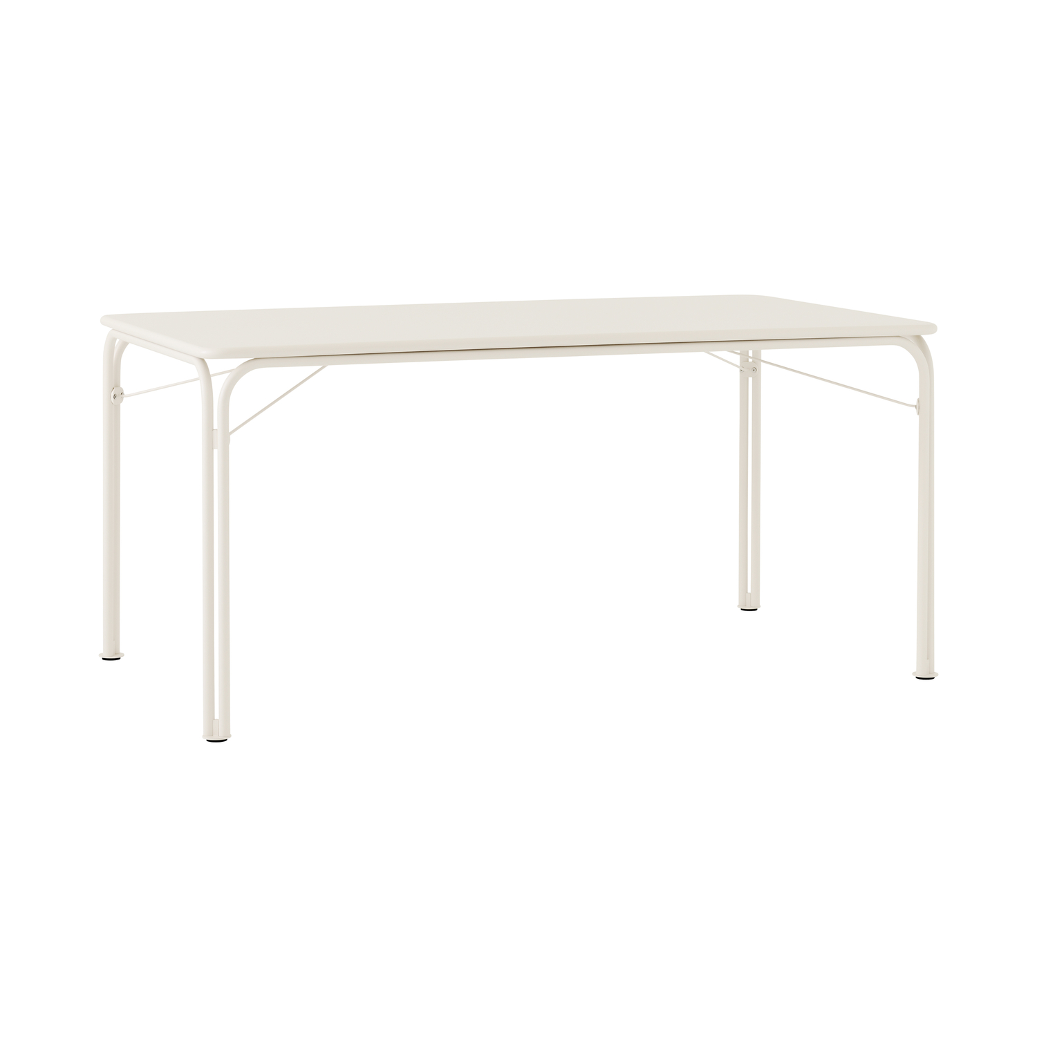 Tradition White &Tradition - Rectangular Table Thorvald - Powder Coated Steel - Designer Space Copenhagen