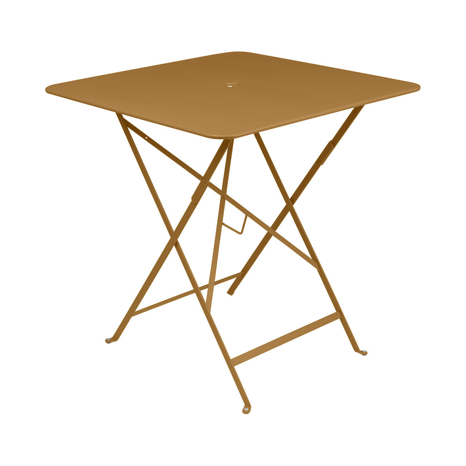 Fermob Yellow - Square Table Bistro - Lacquered Steel - Designer Studio