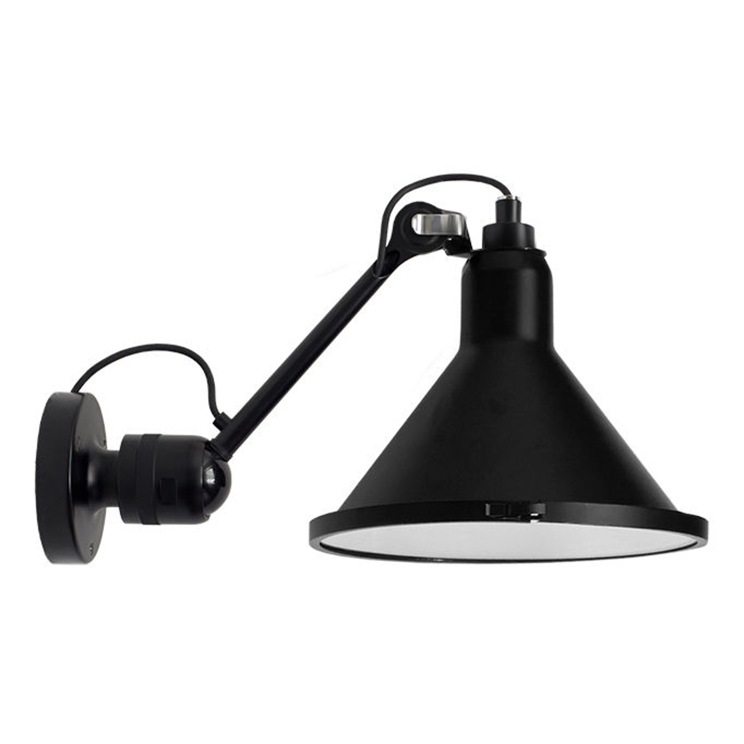 DCW éditions - Applique orientable Lampes Gras outdoor - Noir - Acier inoxydable - Designer Bernard-Albin Gras DCW éditions - Applique orientable Lampes Gras outdoor - Noir - Acier inoxydable - Designer Bernard-Albin Gras