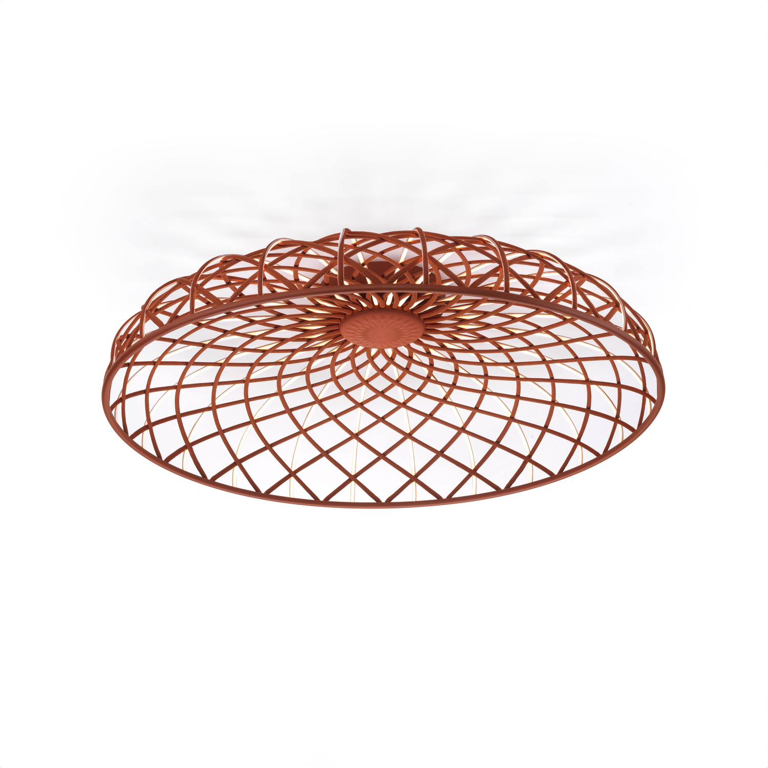 Flos Light/Red - Ceiling Skynest - Recycled Polyester Fabric - Designer Marcel Wanders