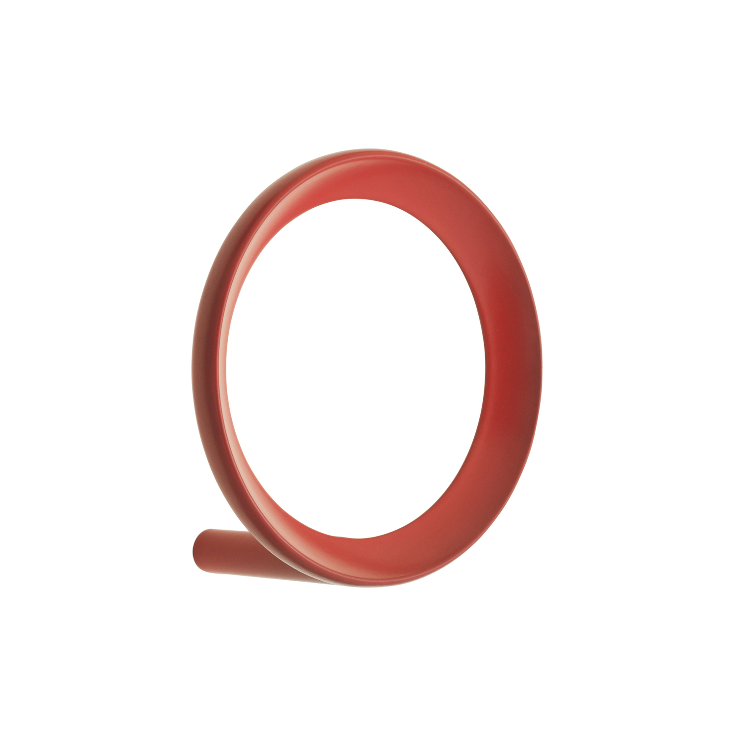 Normann Copenhagen - Wandhaken Loop - Rot - Zink - Designer Simon Legald