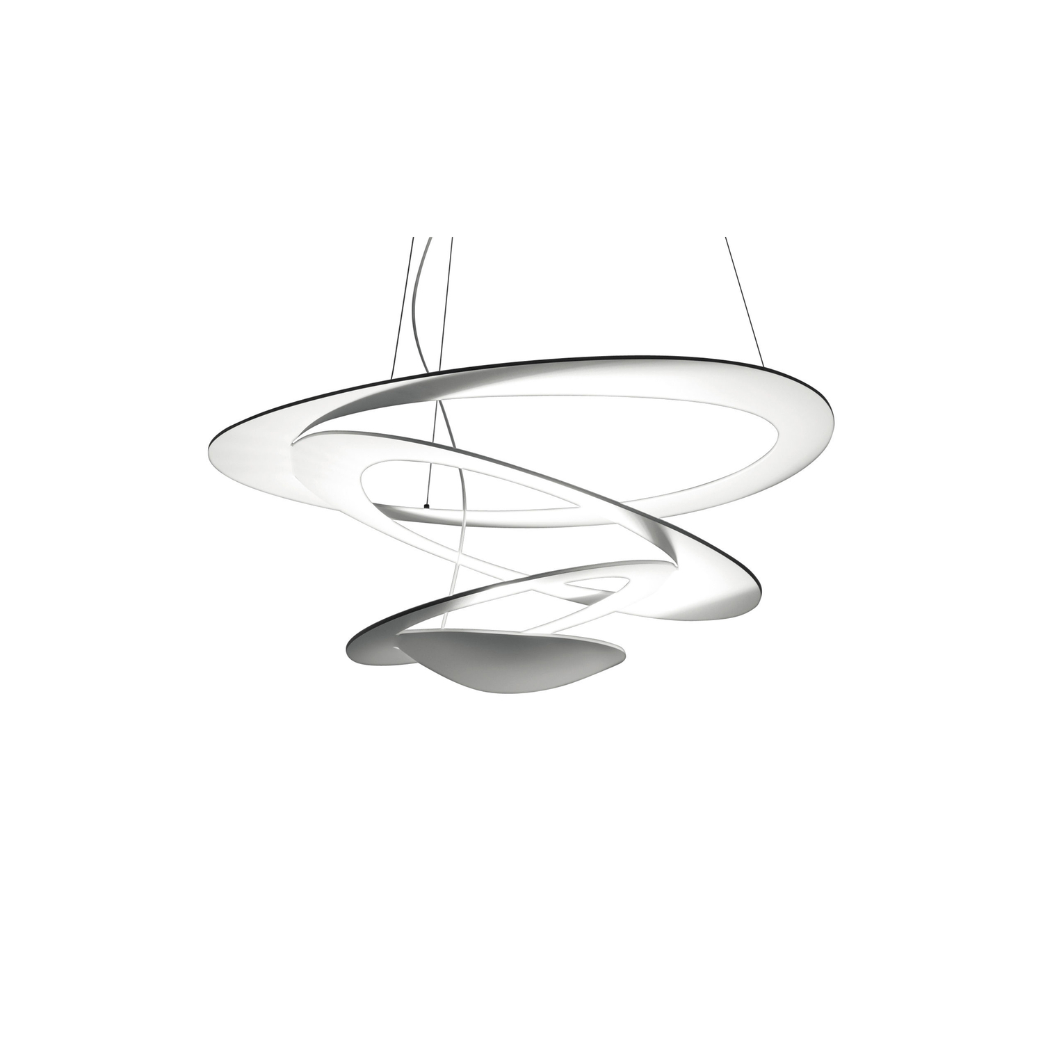 Artemide Licht Pirce Micro Sospensione Led-Pendelleuchte-Weiß-Mit Led (3000K)-Push Dimmbar - Bild 4