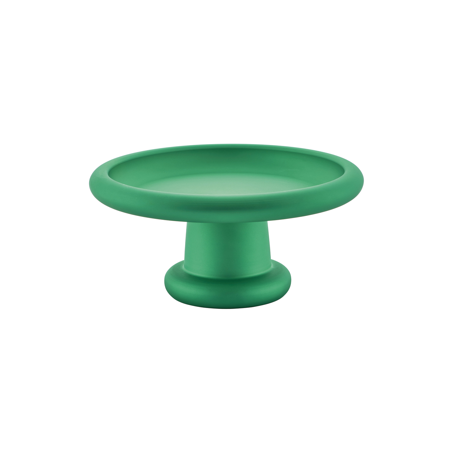 Alessi Green - Cake Display Stand Tornitore Matto - Anodized Aluminium - Designer Frederico Angi