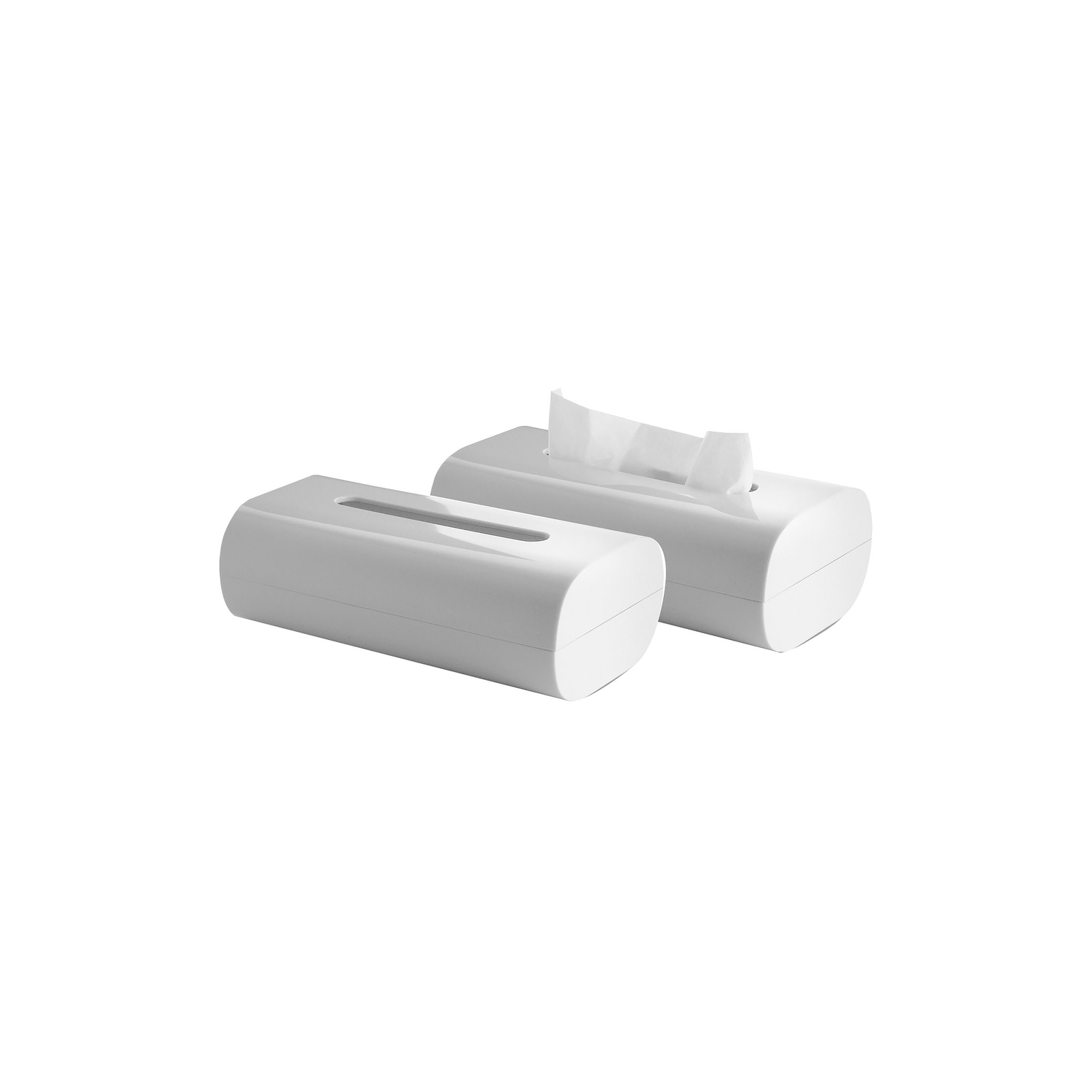 Alessi White - Tissue Box Birillo - Pmma - Designer Piero Lissoni