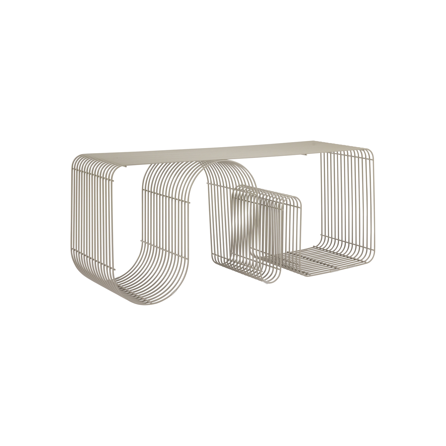 Aytm Beige - Bench Curva - Steel