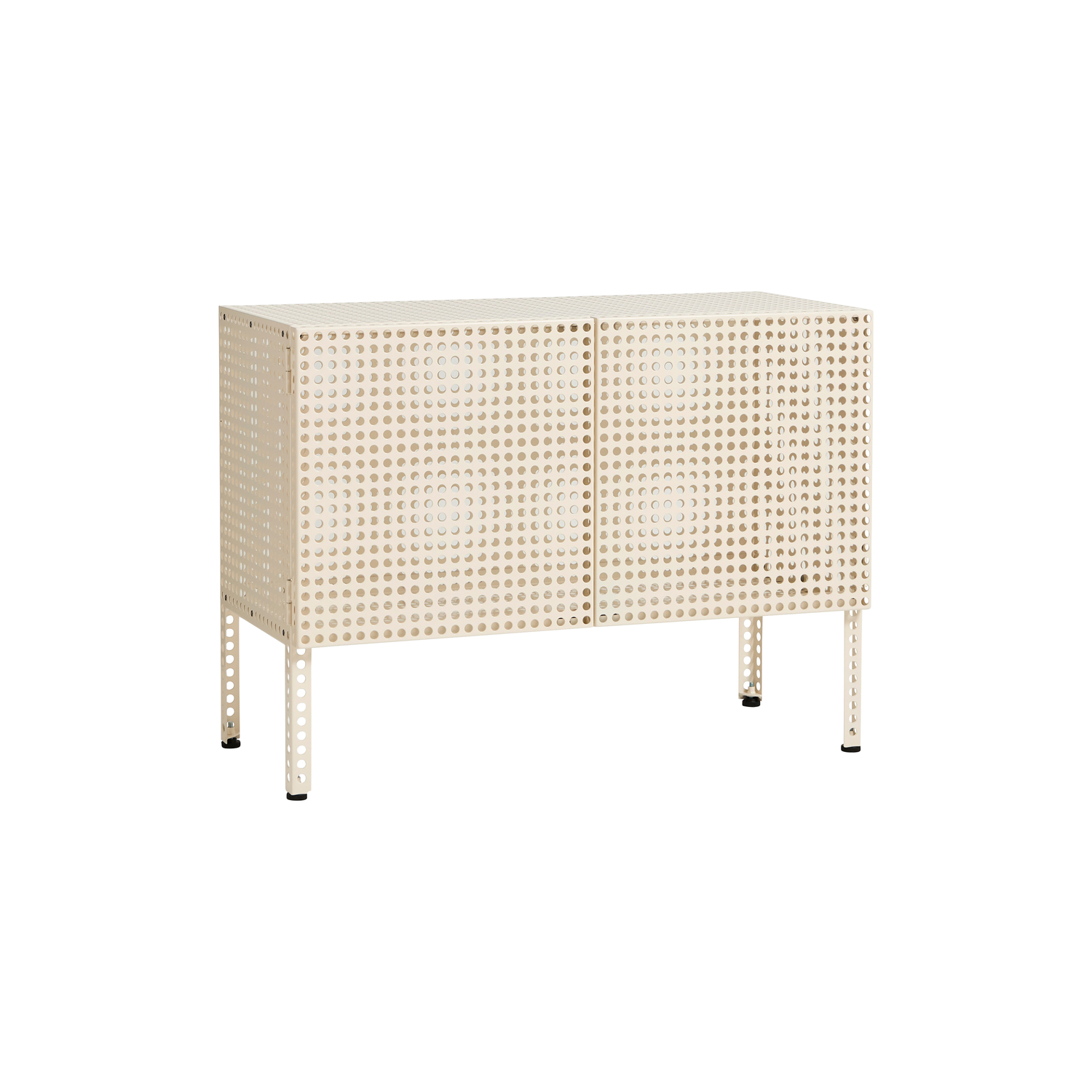 Hay White - Dresser Perforated Cabinet - Powder Coated Steel - Designer Muller Van Severen