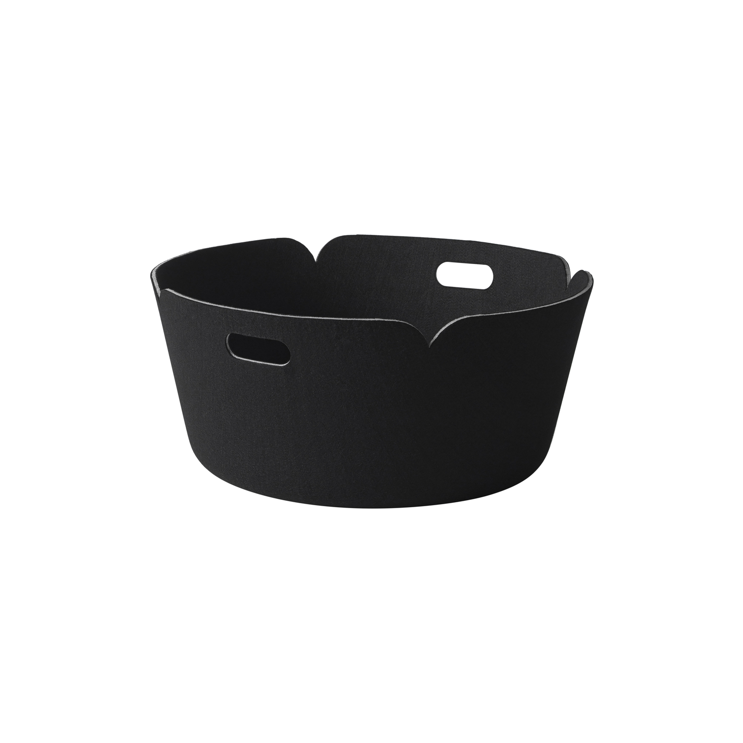 Muuto Black - Basket Restore - Recycled Felt - Designer Mika Tolvanen
